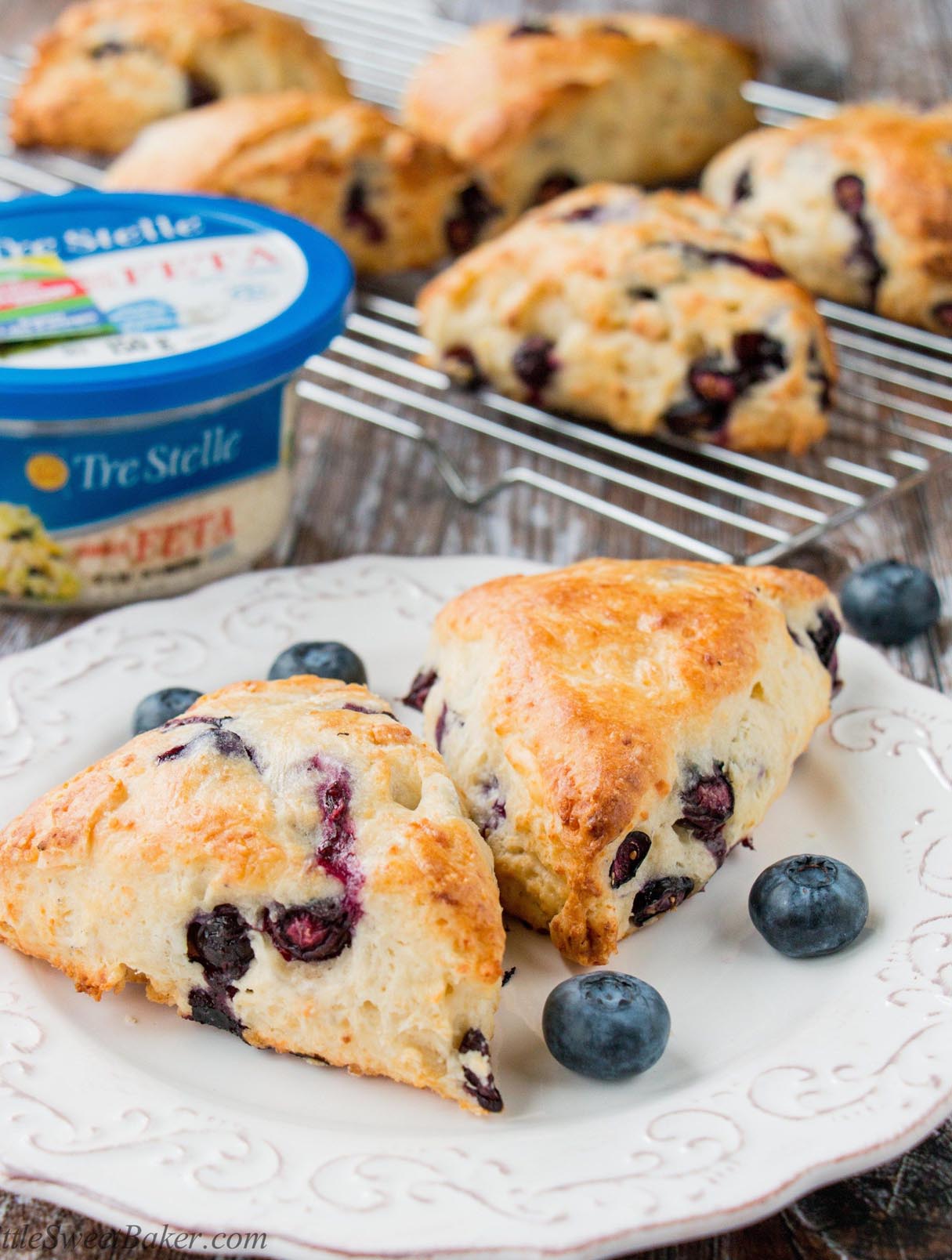 Blueberry Feta Scones