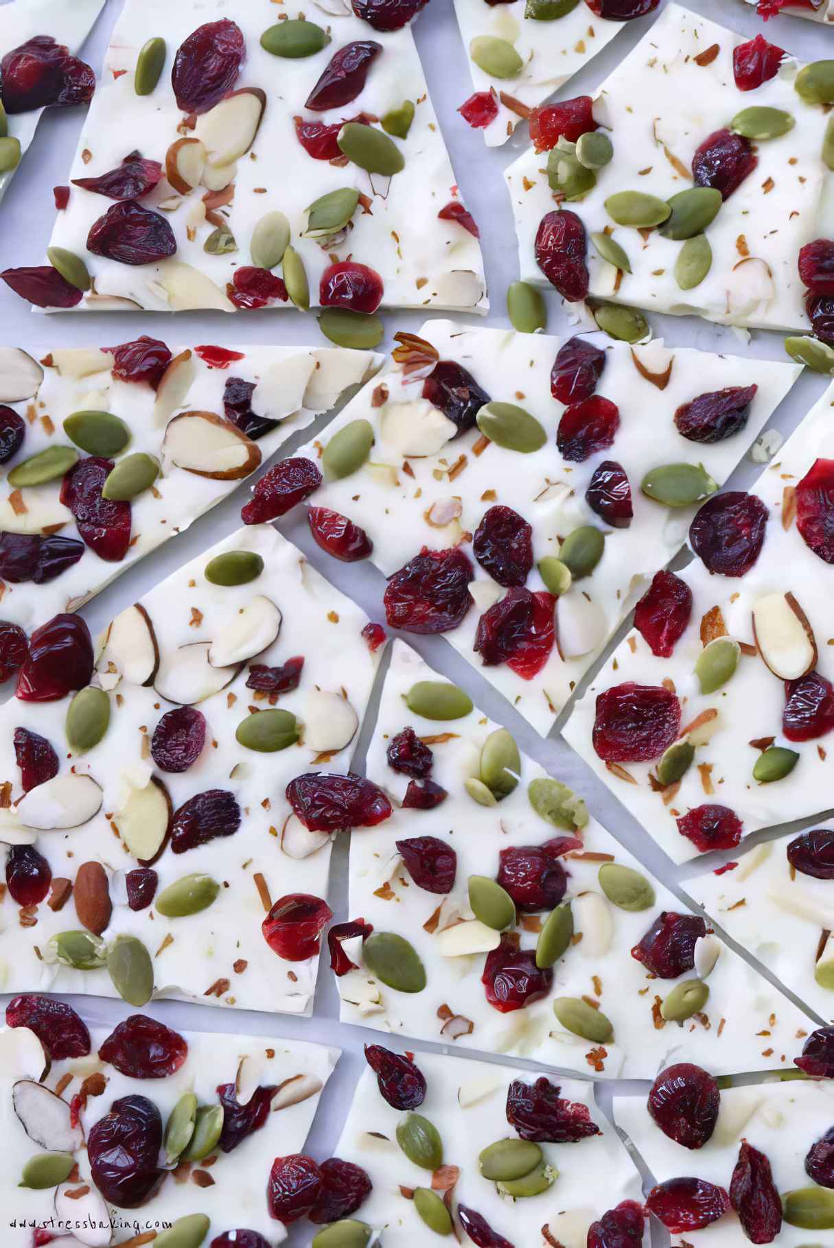 Cranberry White Chocolate Bark