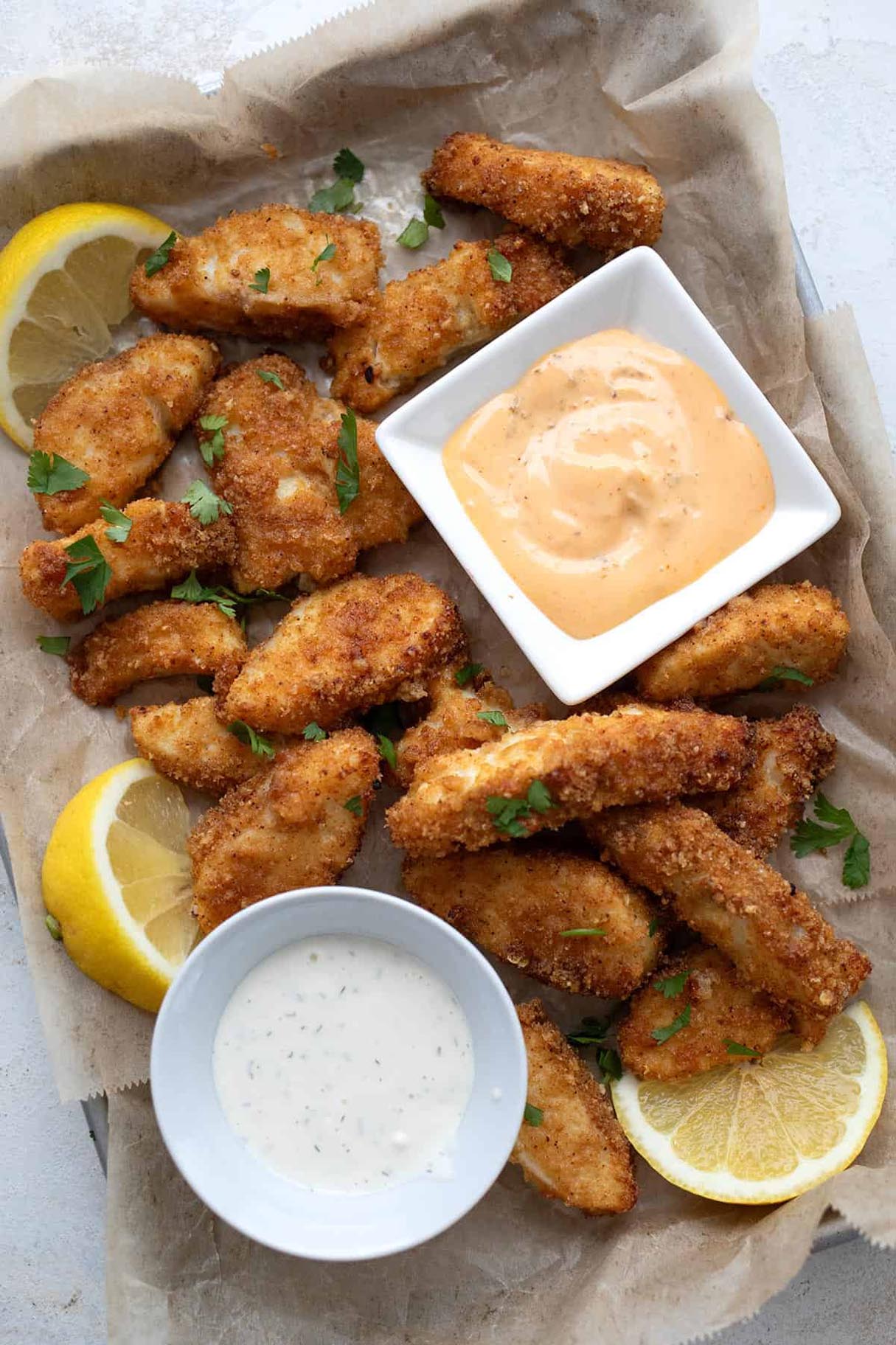 Crispy Air Fryer Fish Sticks