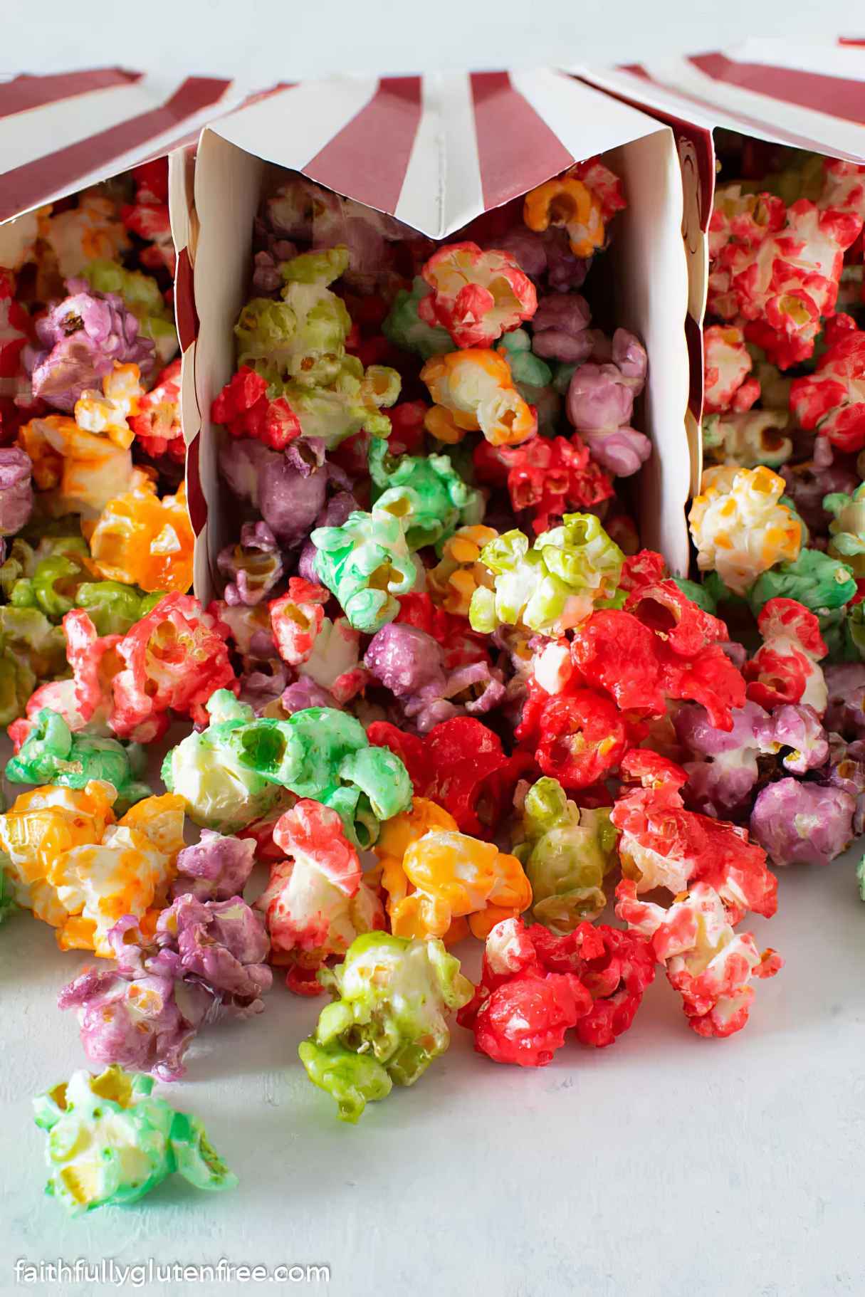 Crispy, Fruity Flavored, Candied Jello Popcorn