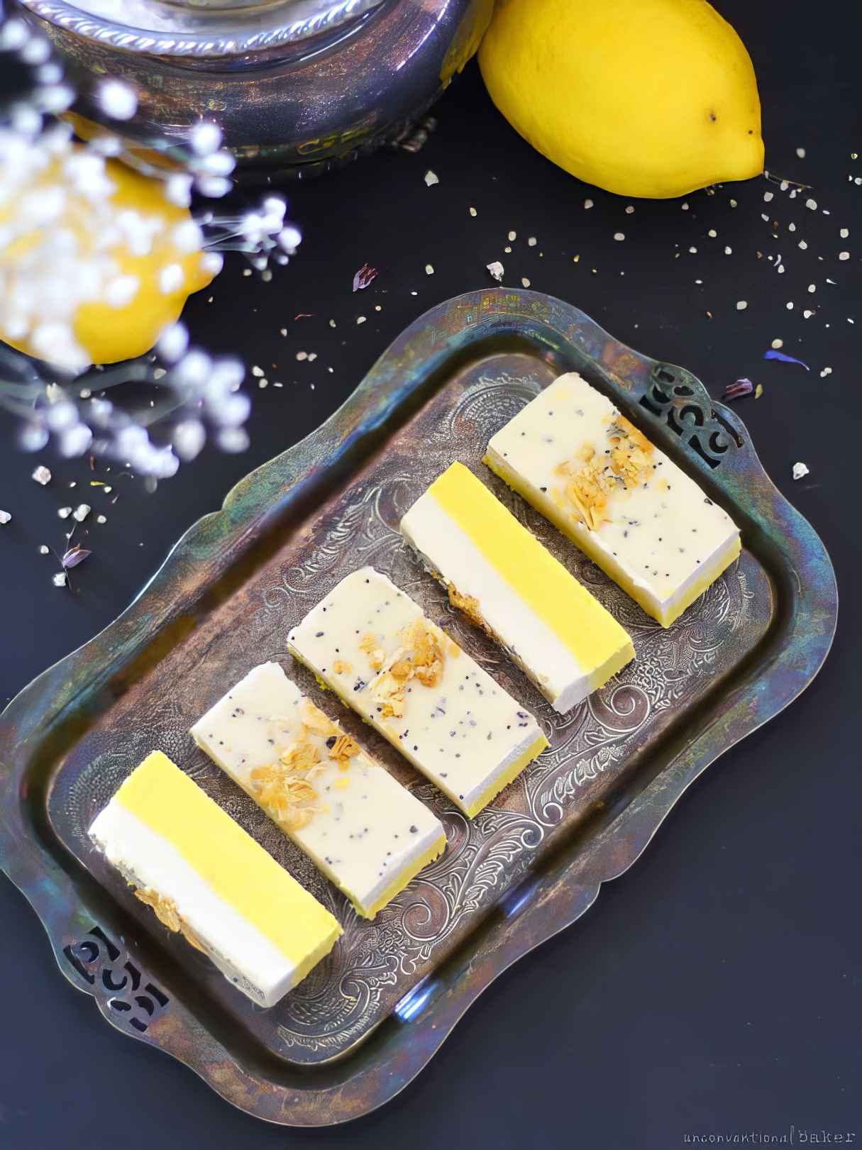 Ginger Turmeric Lemon Bars