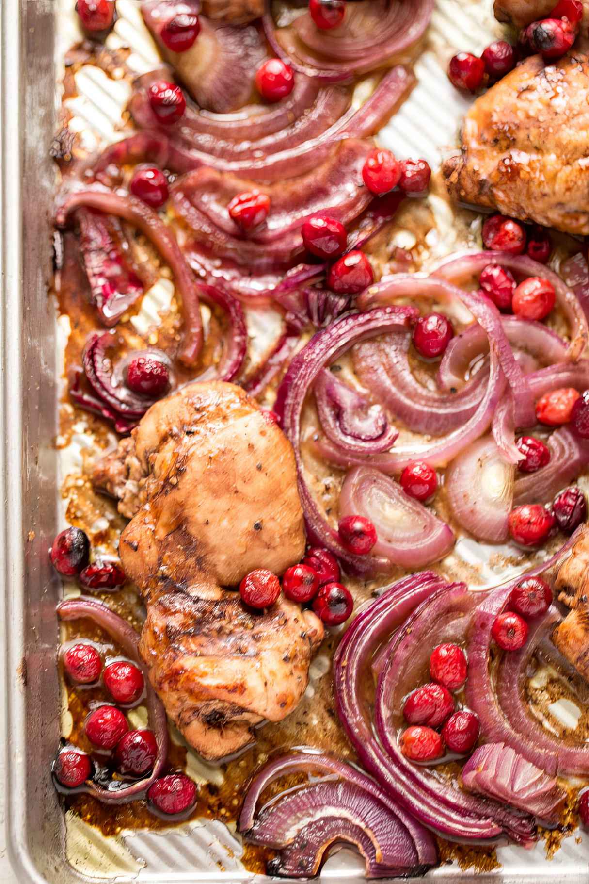 Roasted Balsamic Chicken with Cranberries