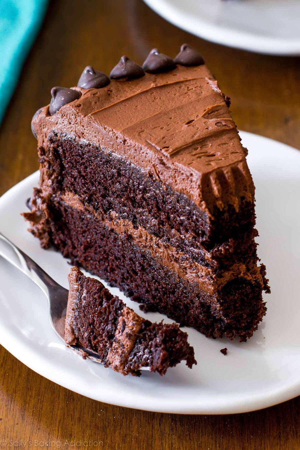 Super Moist Crumb and Fudgy Triple Chocolate Cake