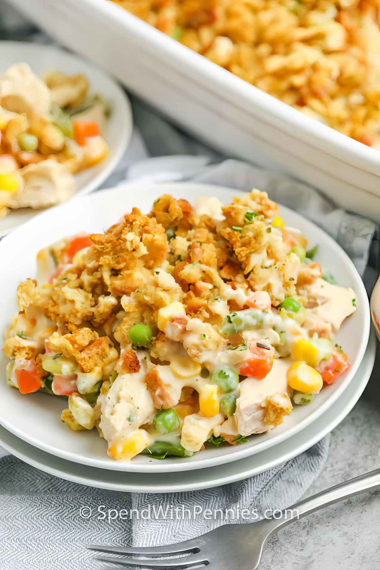 Chicken Stuffing Casserole
