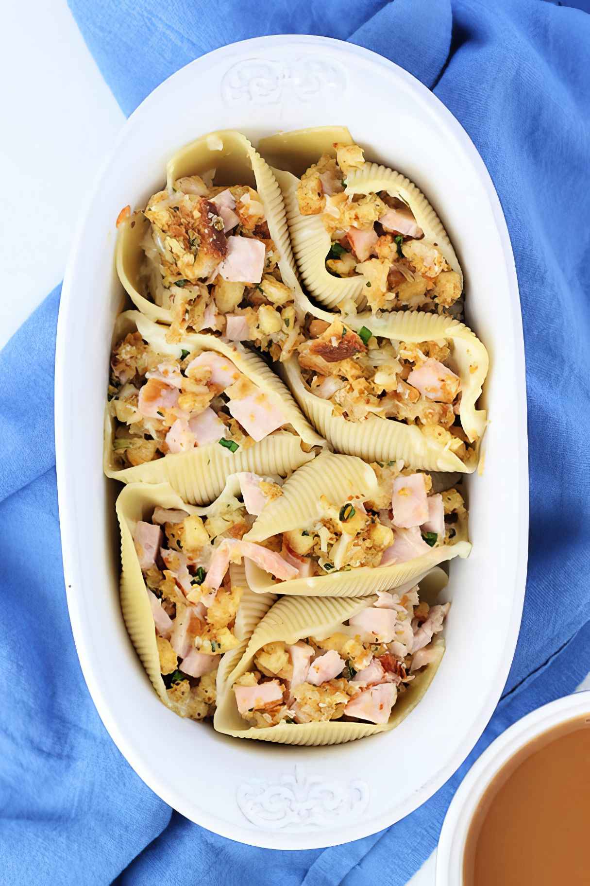 Leftover Thanksgiving Stuffed Shells