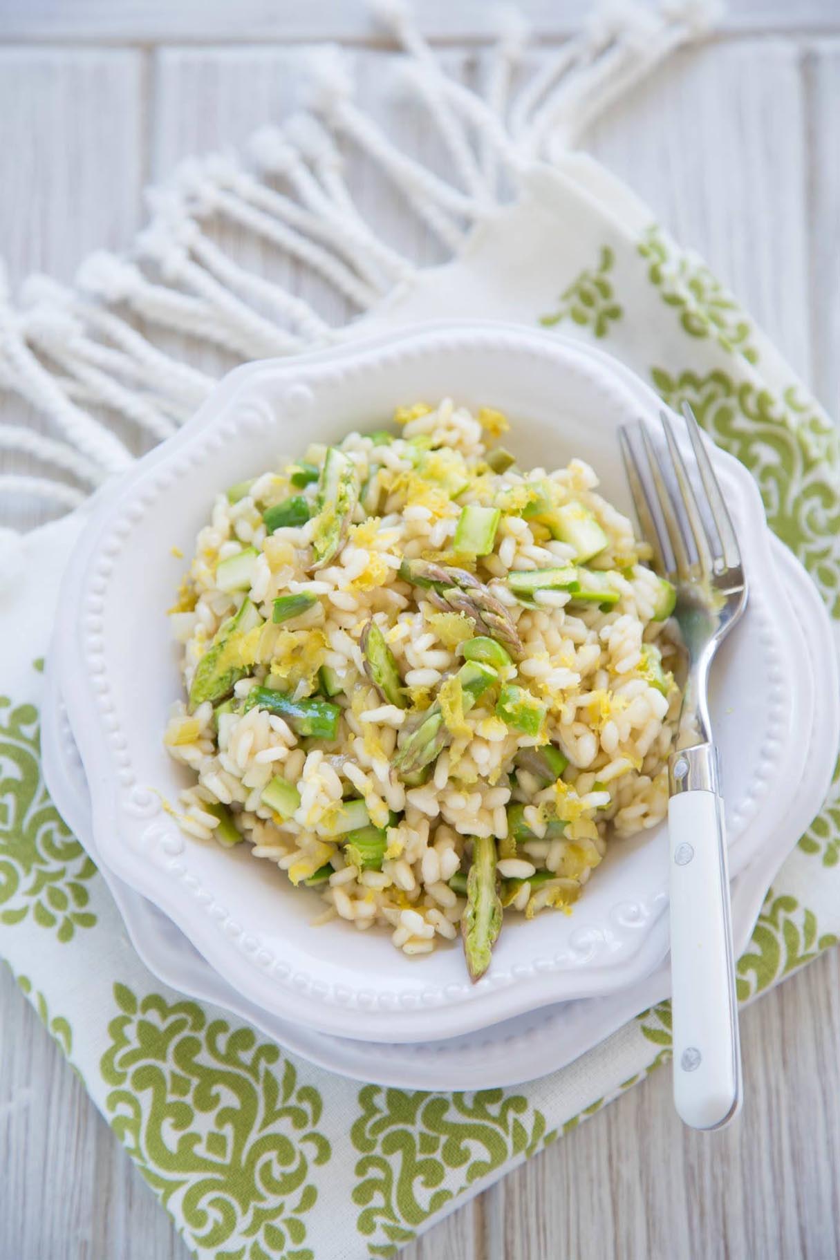 Lemon Asparagus Risotto