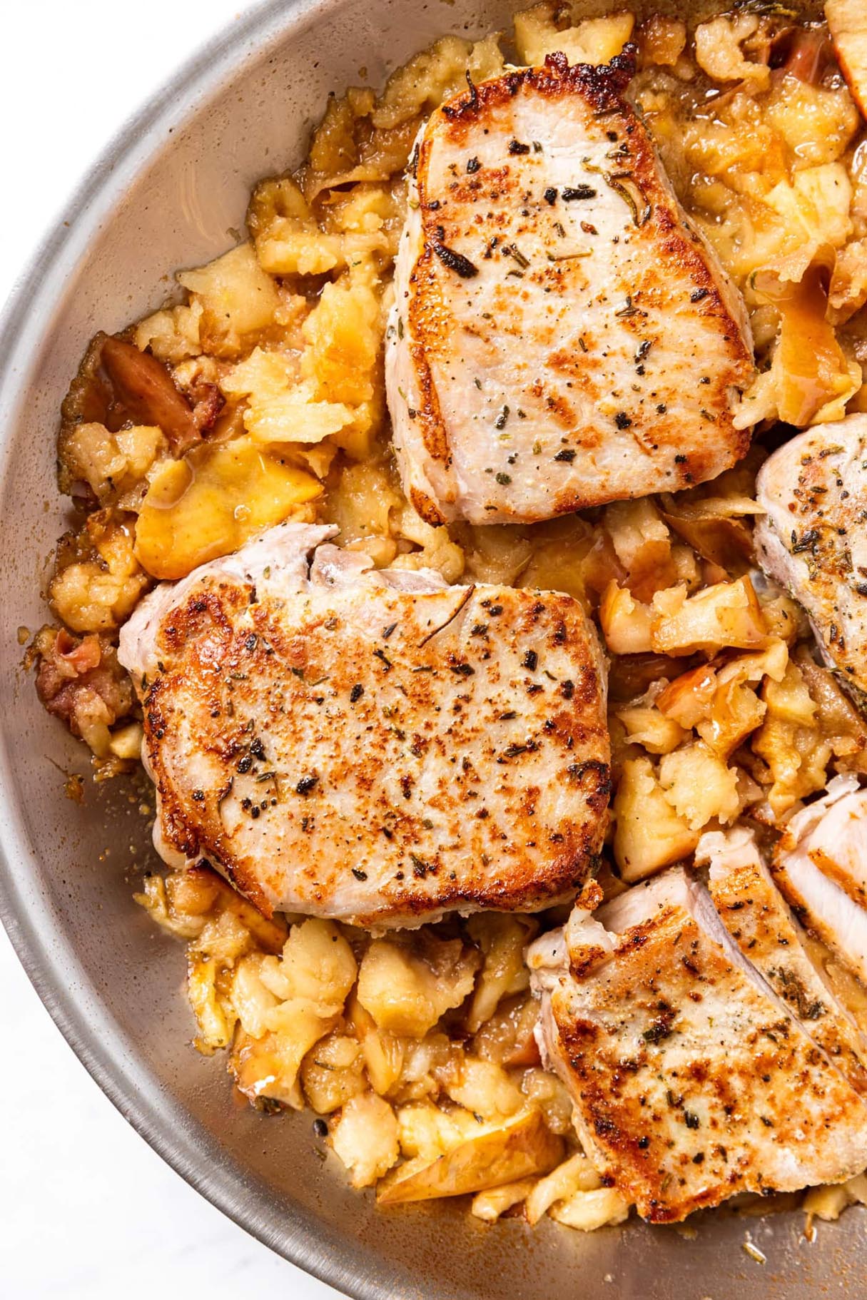 Pork Chops and Applesauce Recipe