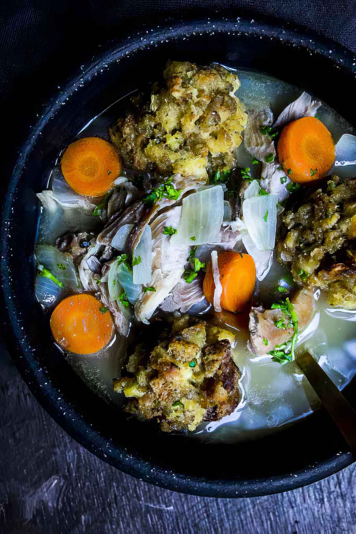 Turkey and Stuffing Dumplings