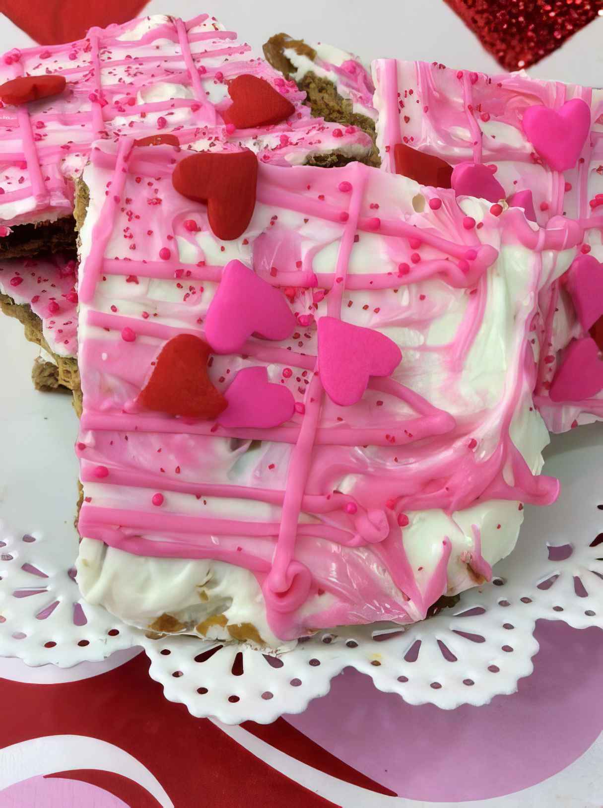 Valentine’s Day Candy Bark Recipe