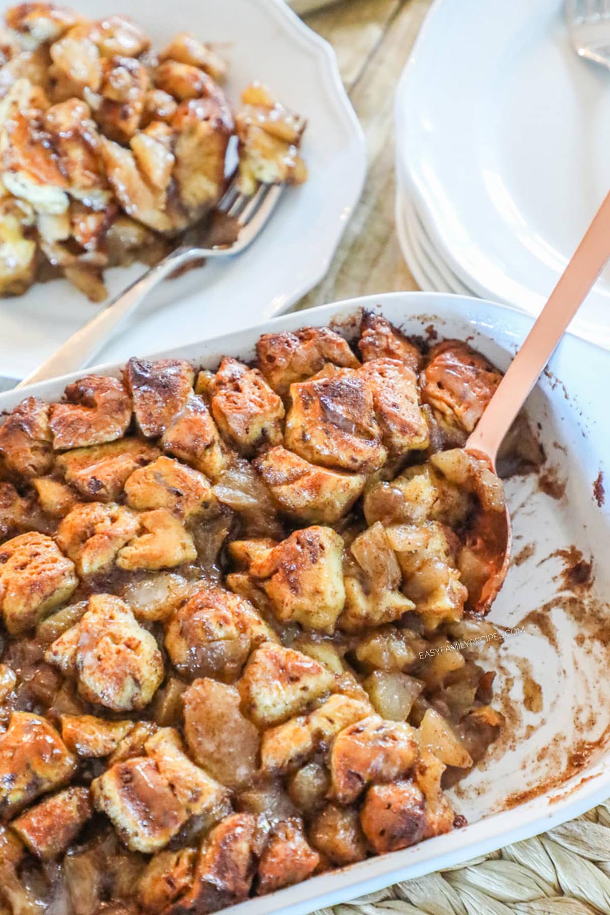 Apple Fritter Breakfast Casserole