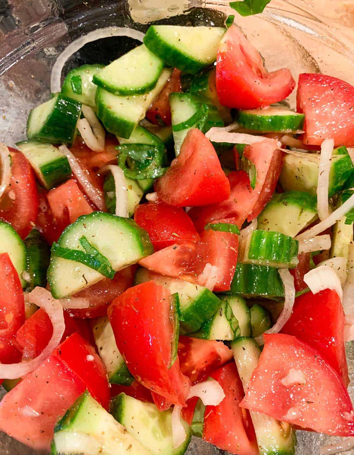 Cucumber Tomato Salad (Pairing to Serve with Jambalaya)