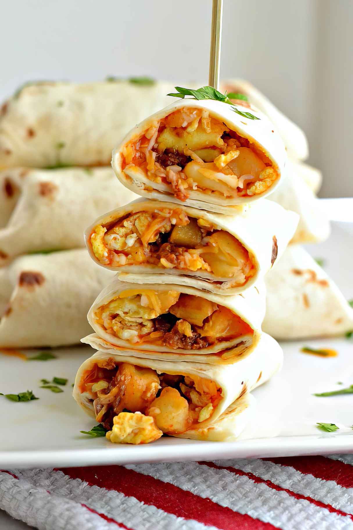 Delicious Mini Breakfast Burritos