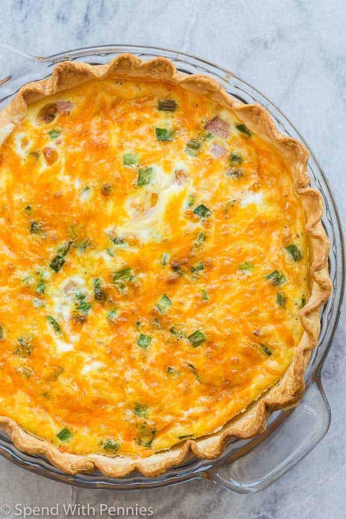 Ham and Cheese Quiche