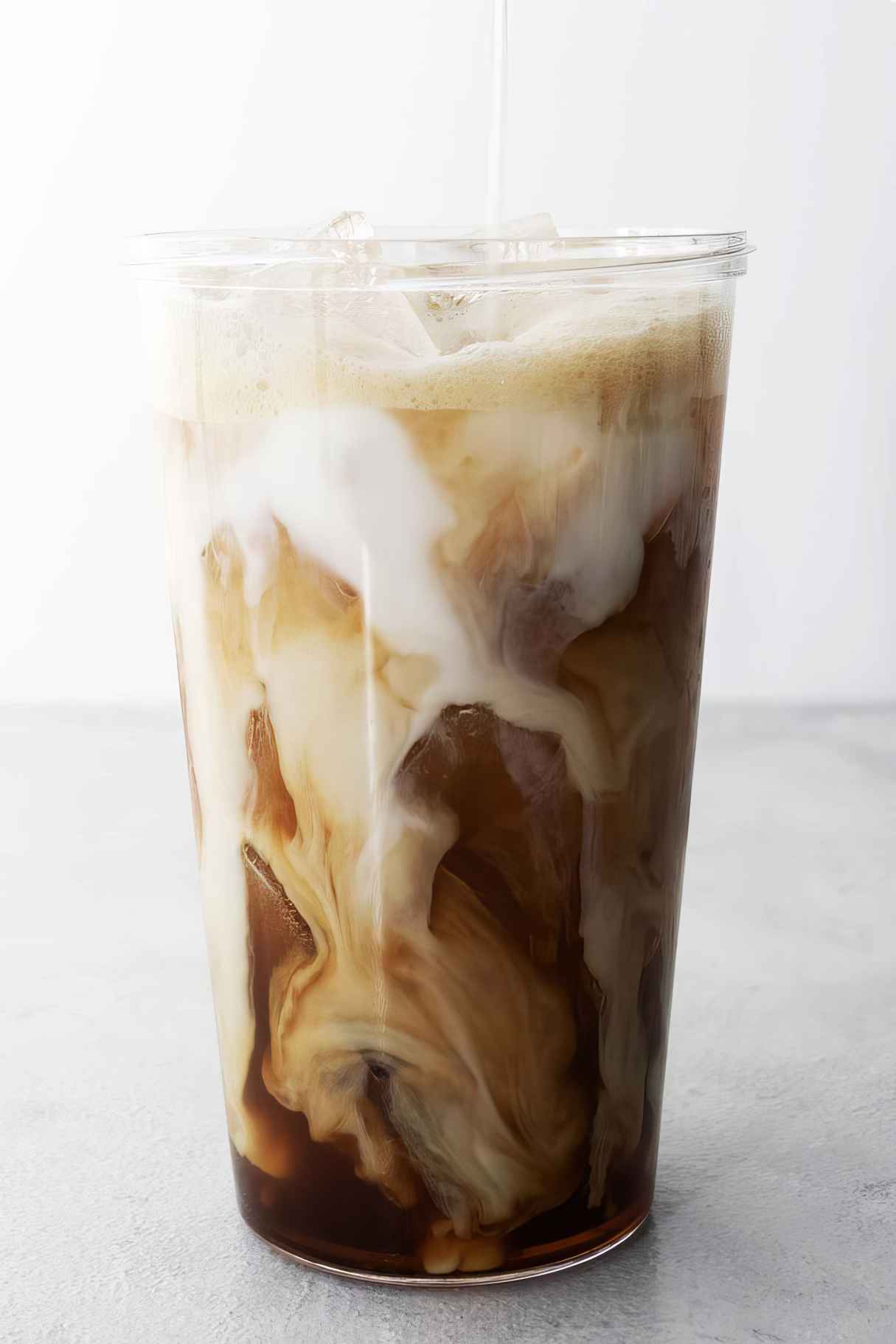 How to Make Iced Chocolate Almond Espresso Coffee Cup