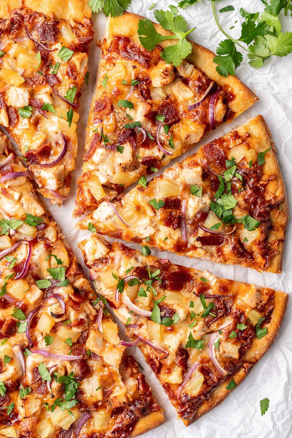 Hawaiian BBQ Chicken Pizza