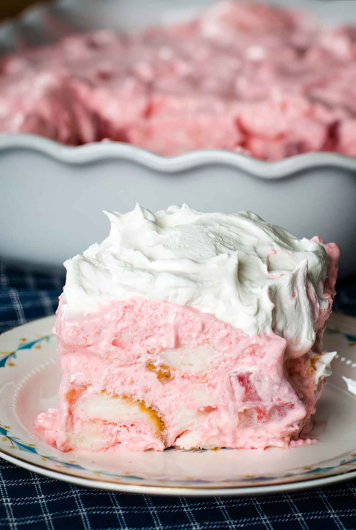 Strawberry Angel Food Cake