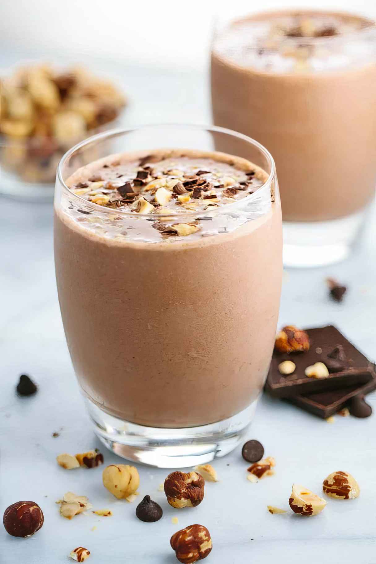 Chocolate Smoothie with Hazelnuts