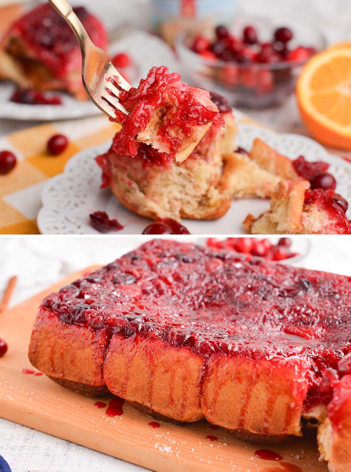 Cranberry Sweet Rolls