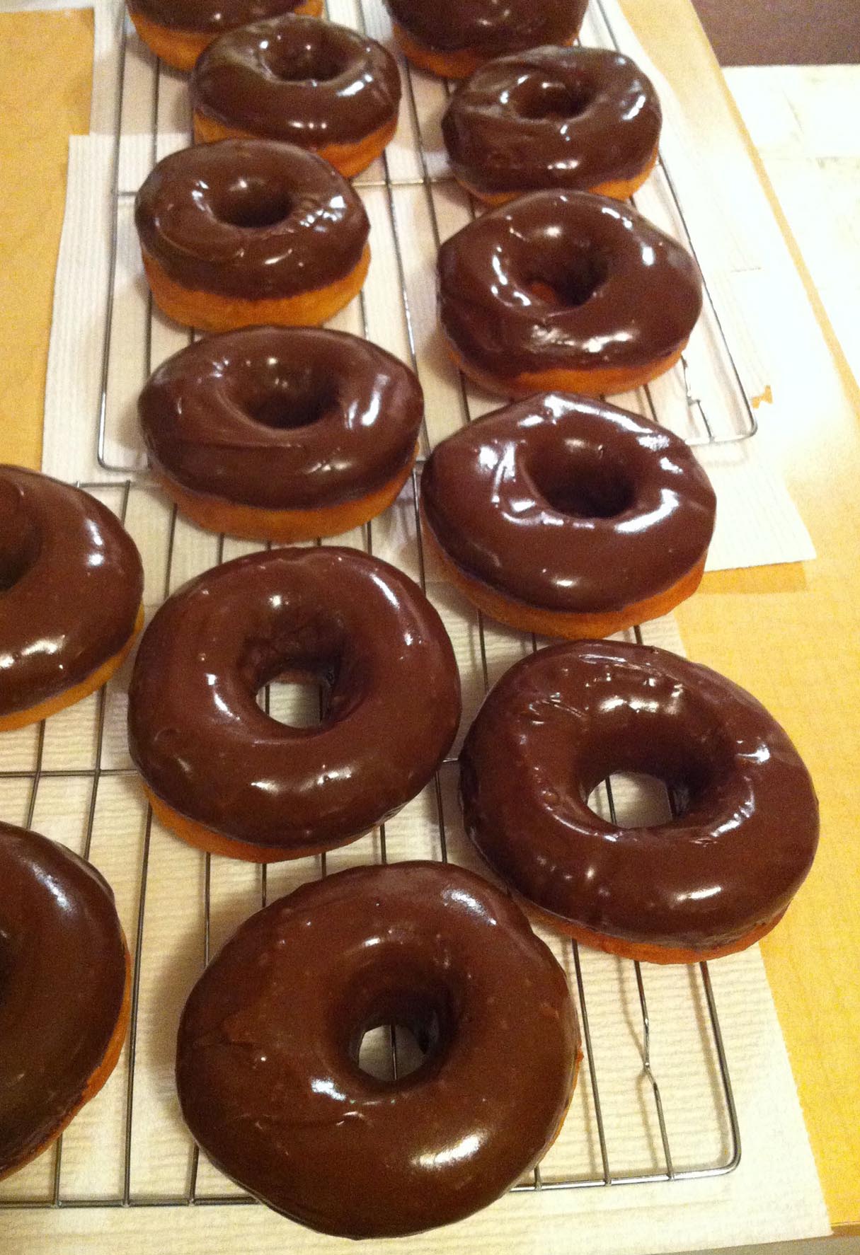 Easy 15-Minute Chocolate Glazed Donuts