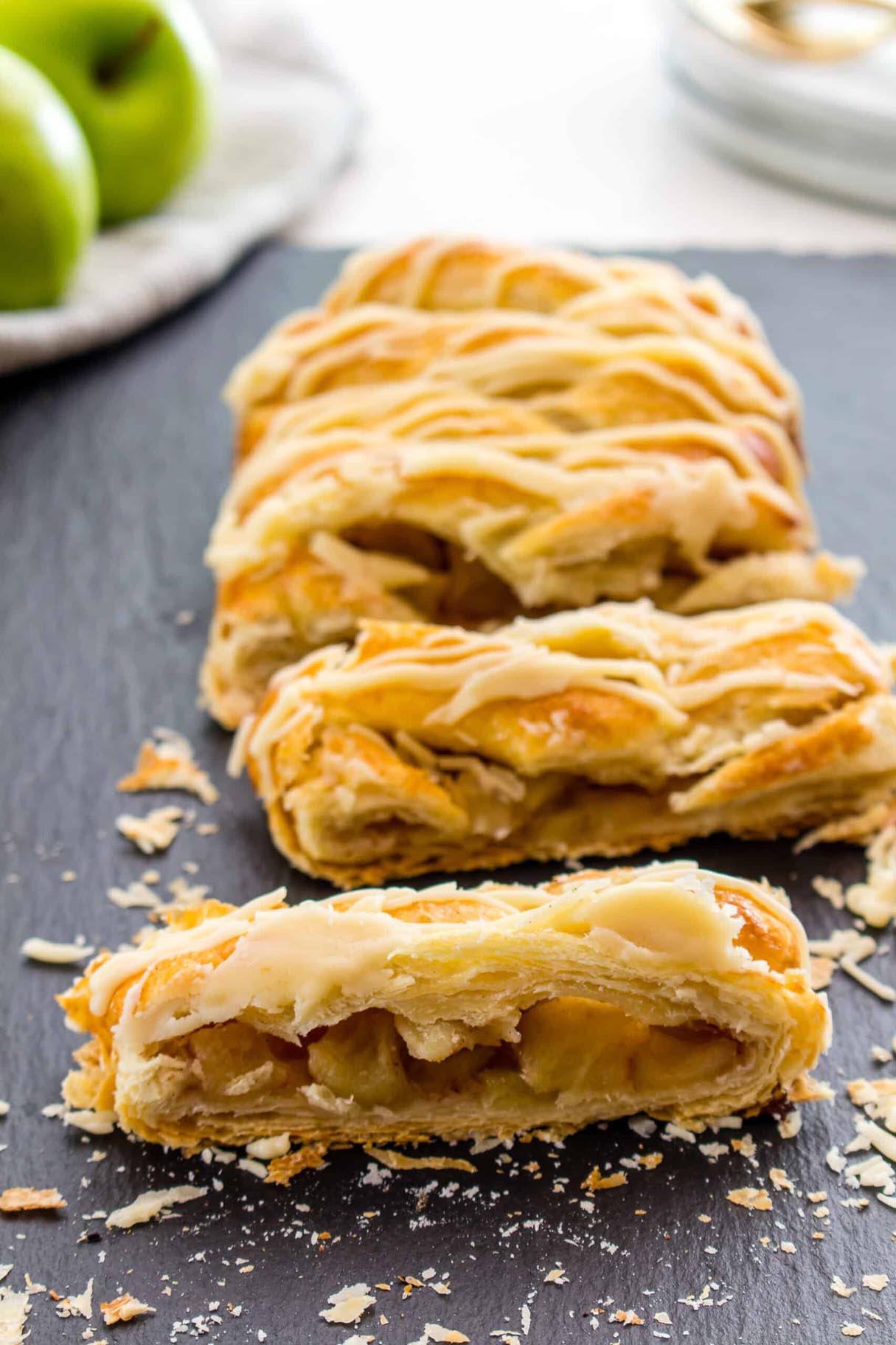Easy Apple Cream Cheese Strudel