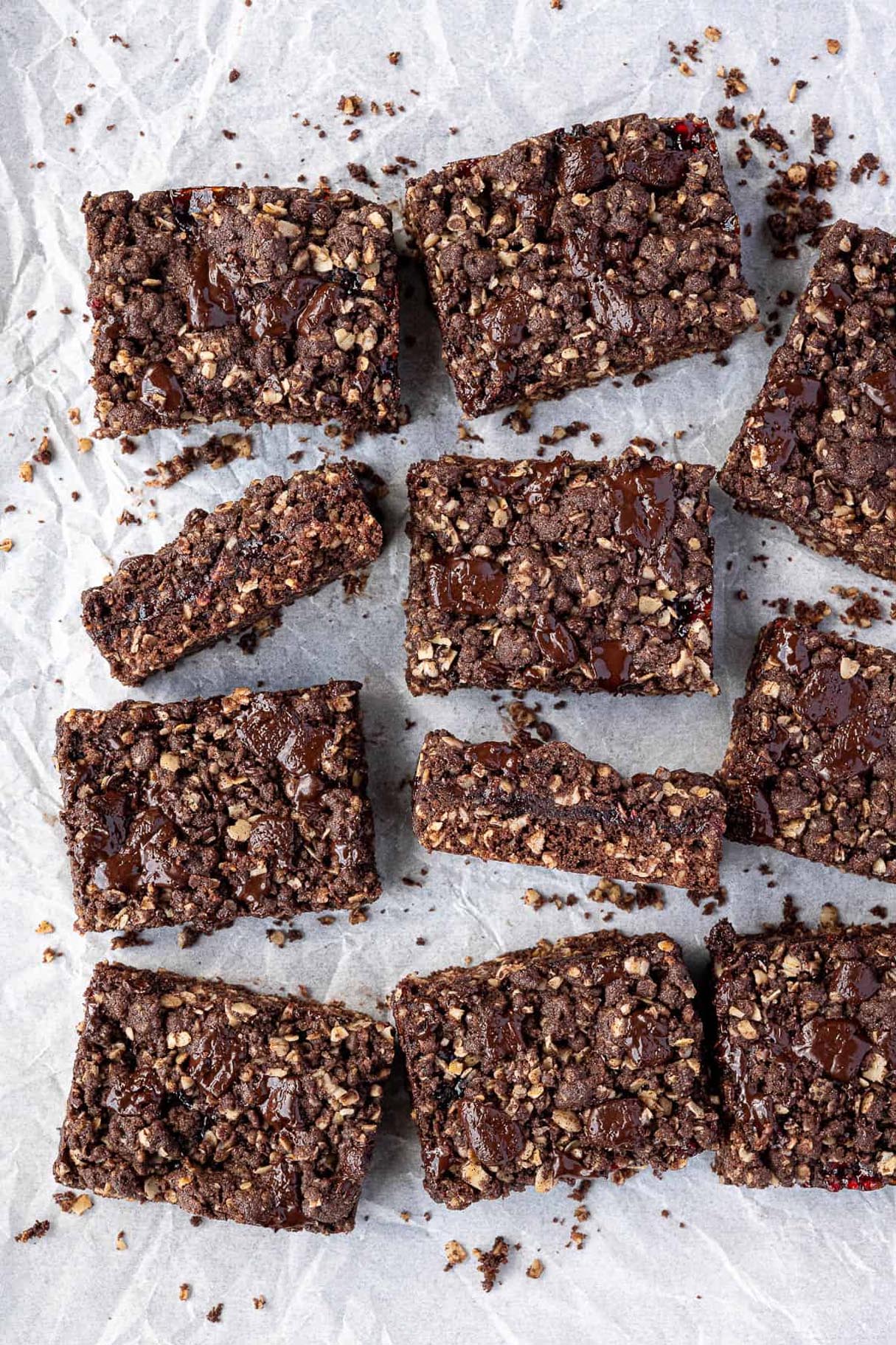 Healthy Brownie Granola Bars