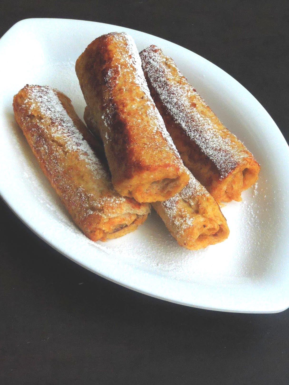 Nutella French Toast Roll-Ups