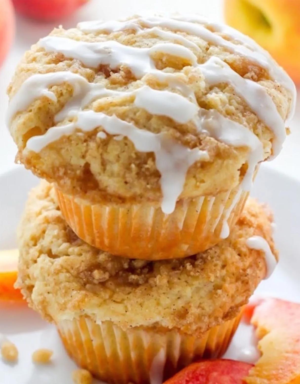 Peaches and Cream Muffins