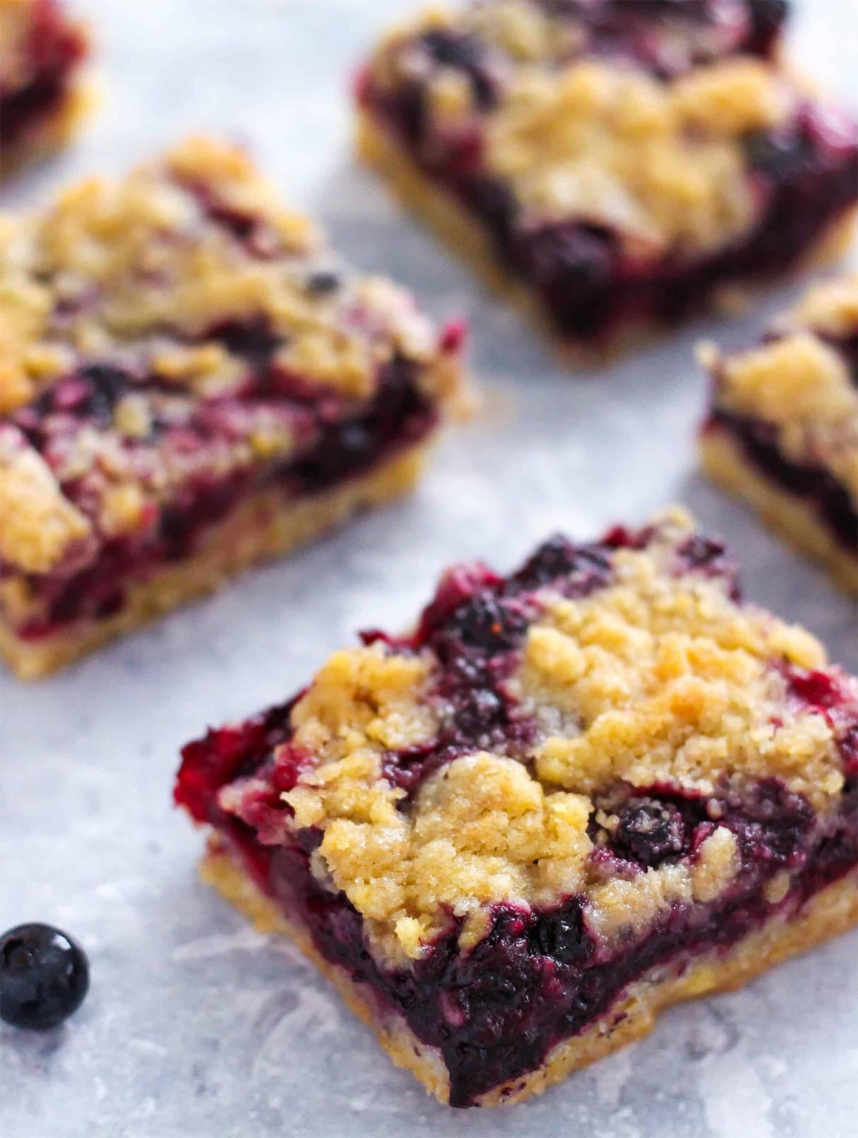Blueberry Pie Bars