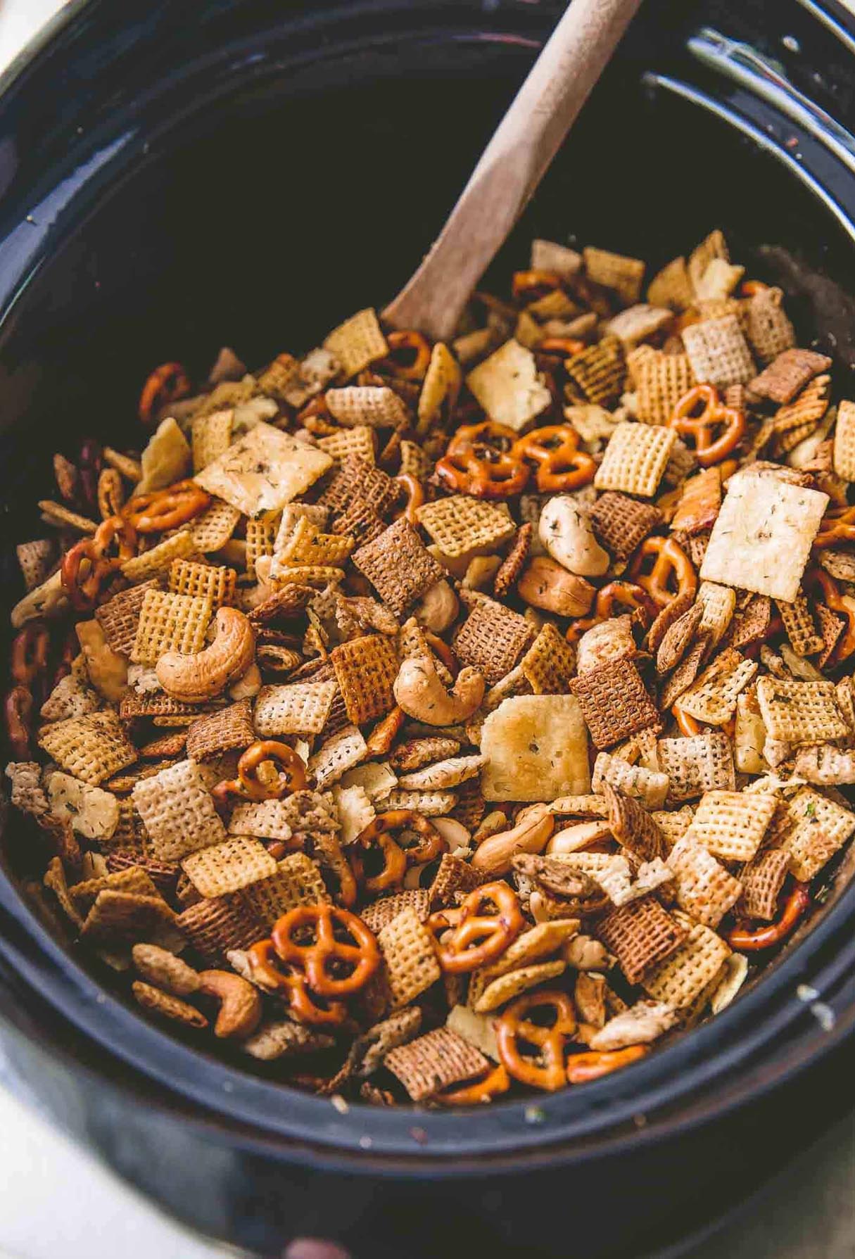 Slow Cooker Party Mix