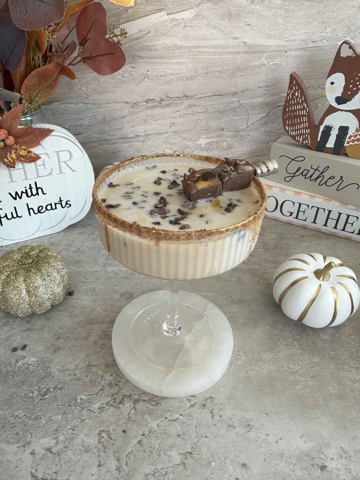 Snickerdoodle Martini - Decadent Snickers Martini Recipe