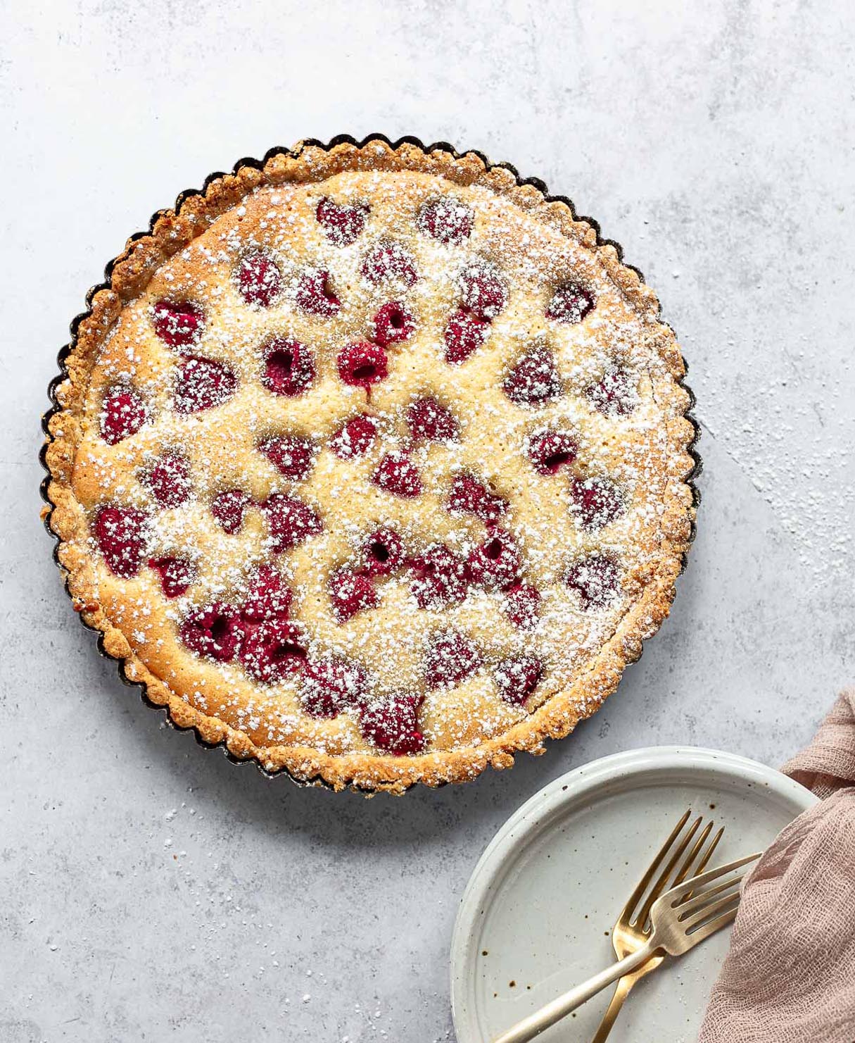 Foolproof Raspberry Almond Frangipane Tart