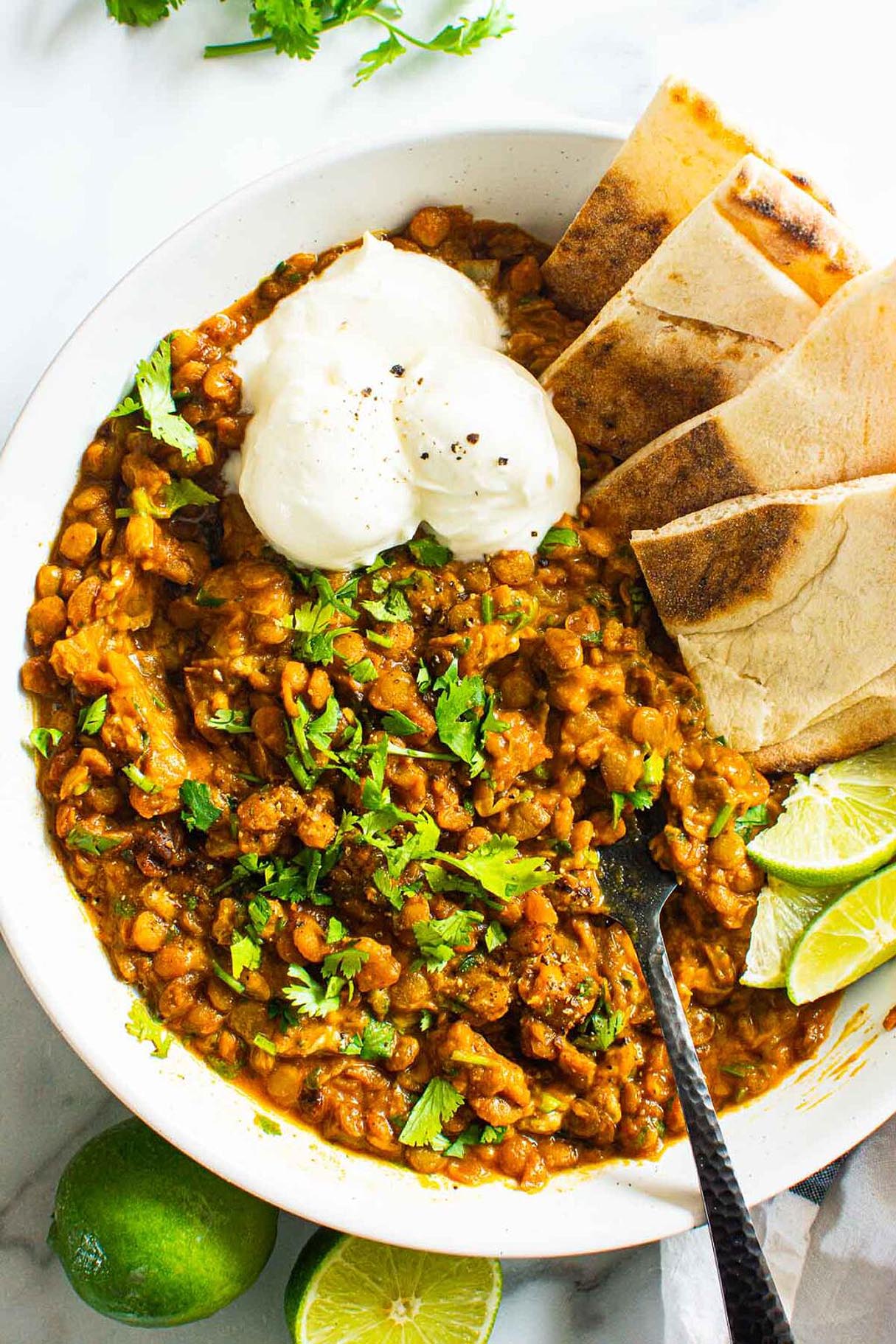 Green Lentil Curry