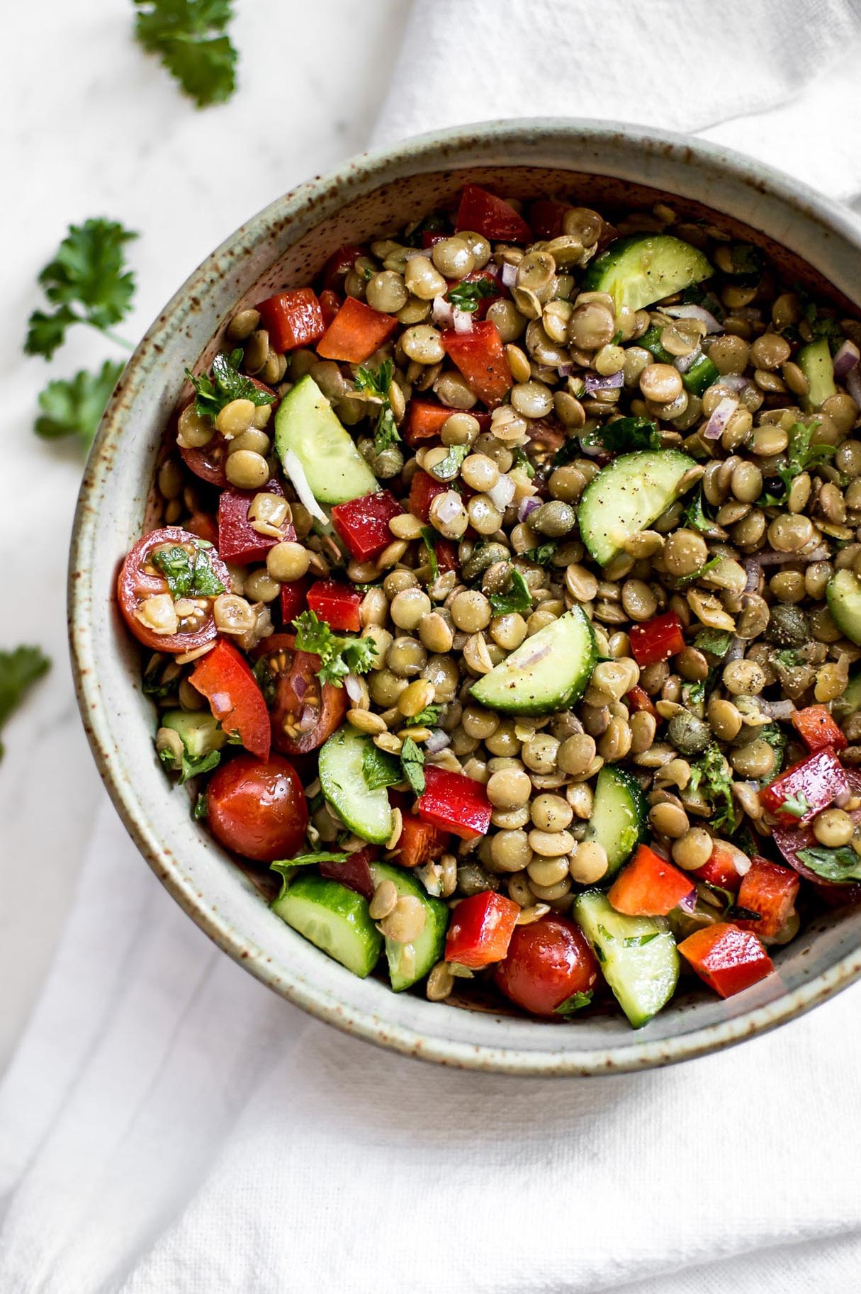 Green Lentil Salad