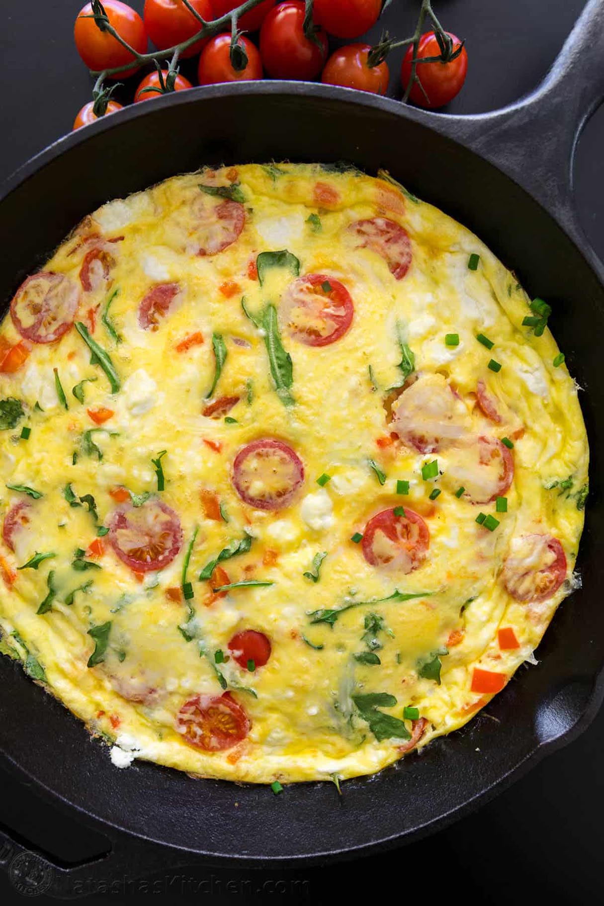 How to Make Italian Frittata in Cast Iron Skillet