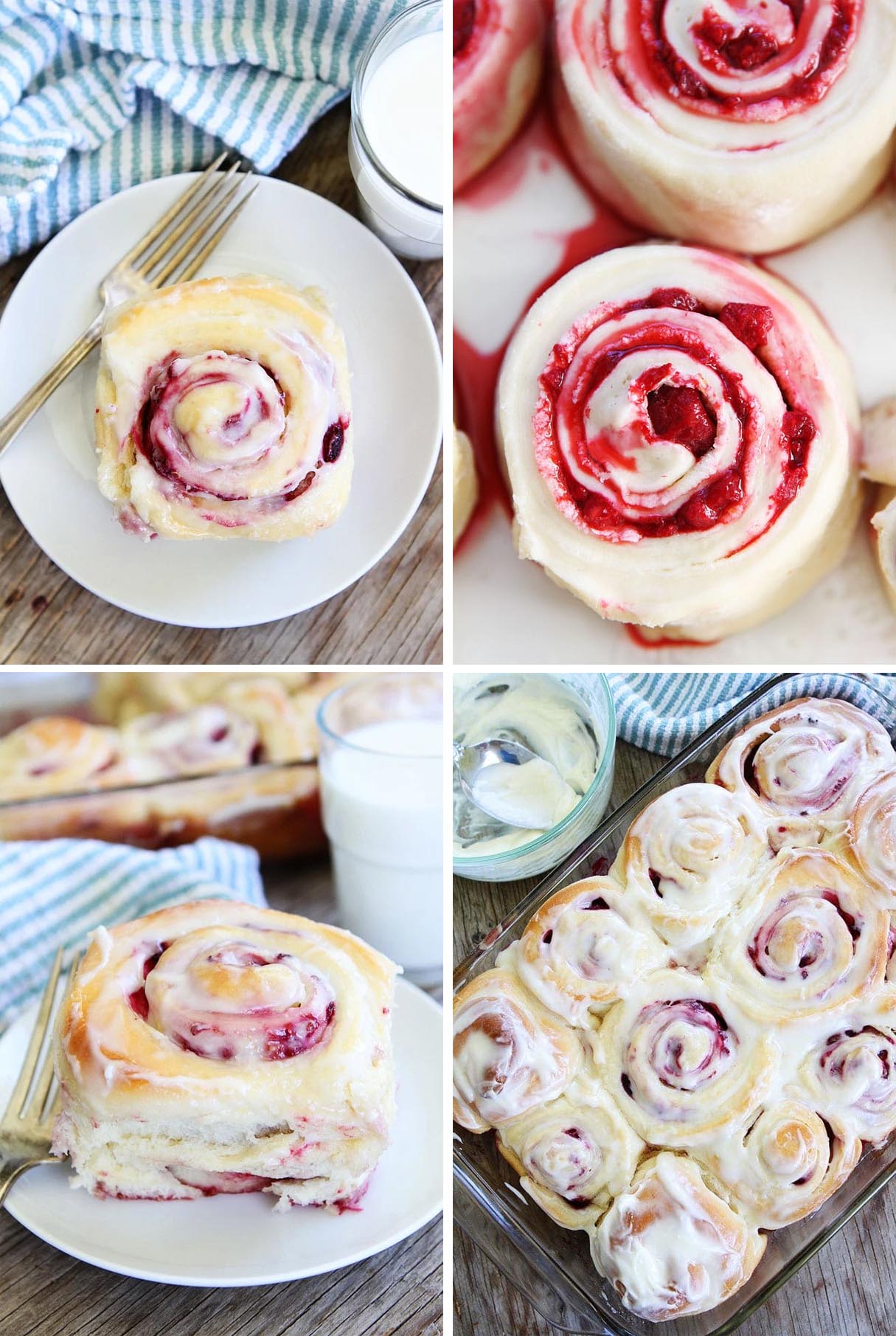 Raspberry Cinnamon Rolls