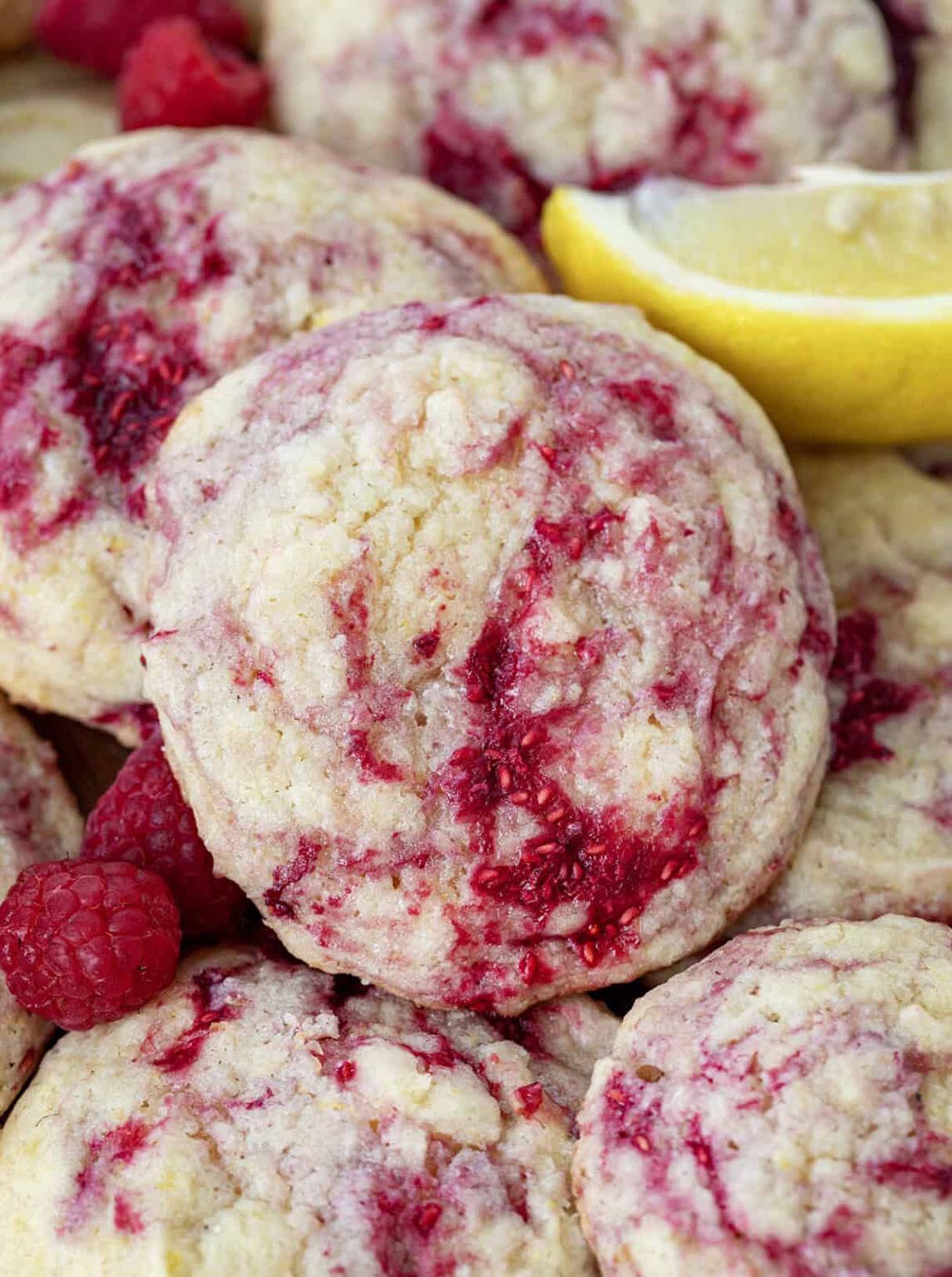 Raspberry Lemon Cookies