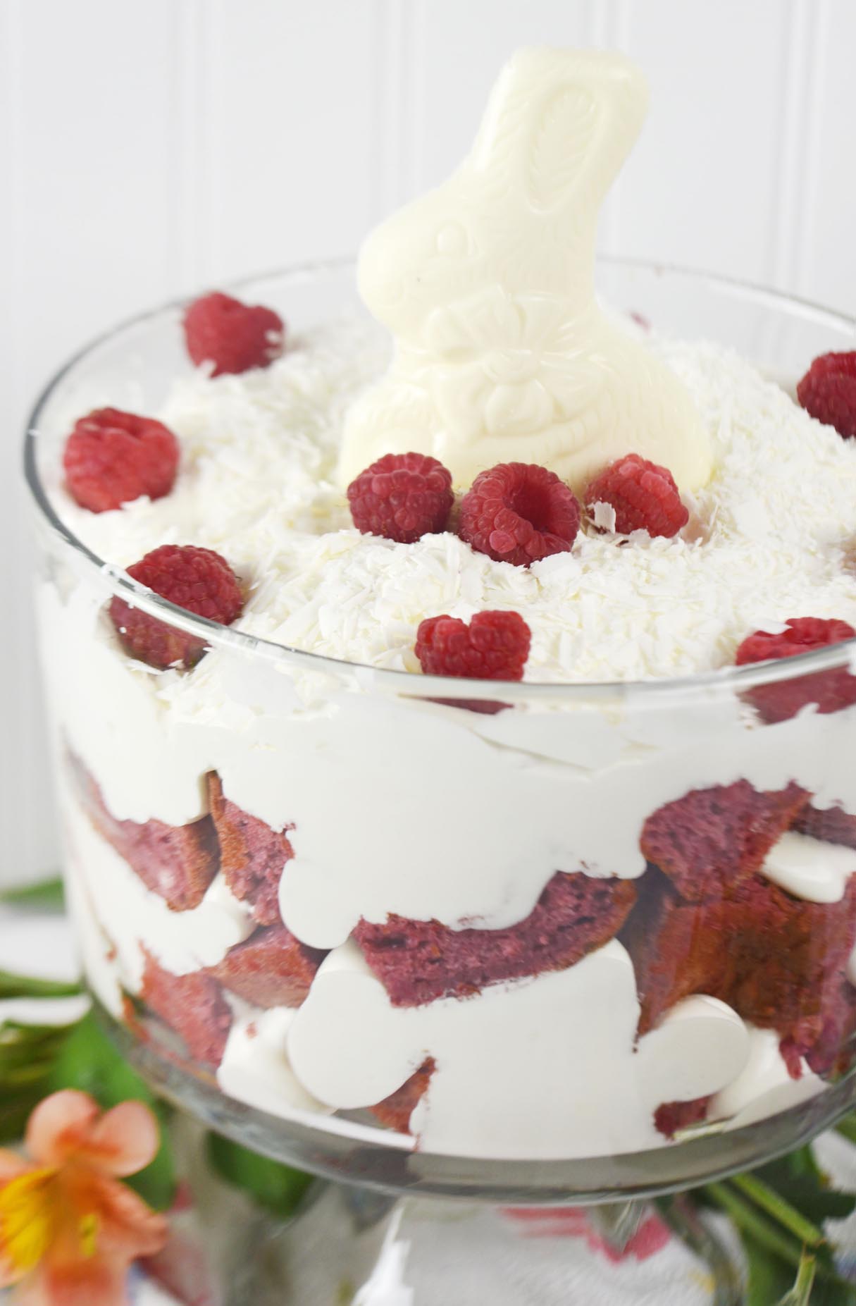 White Chocolate Raspberry Trifle