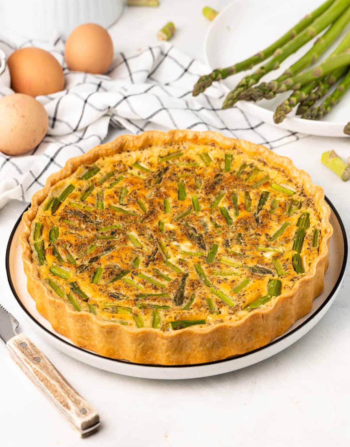 Asparagus and Feta Quiche
