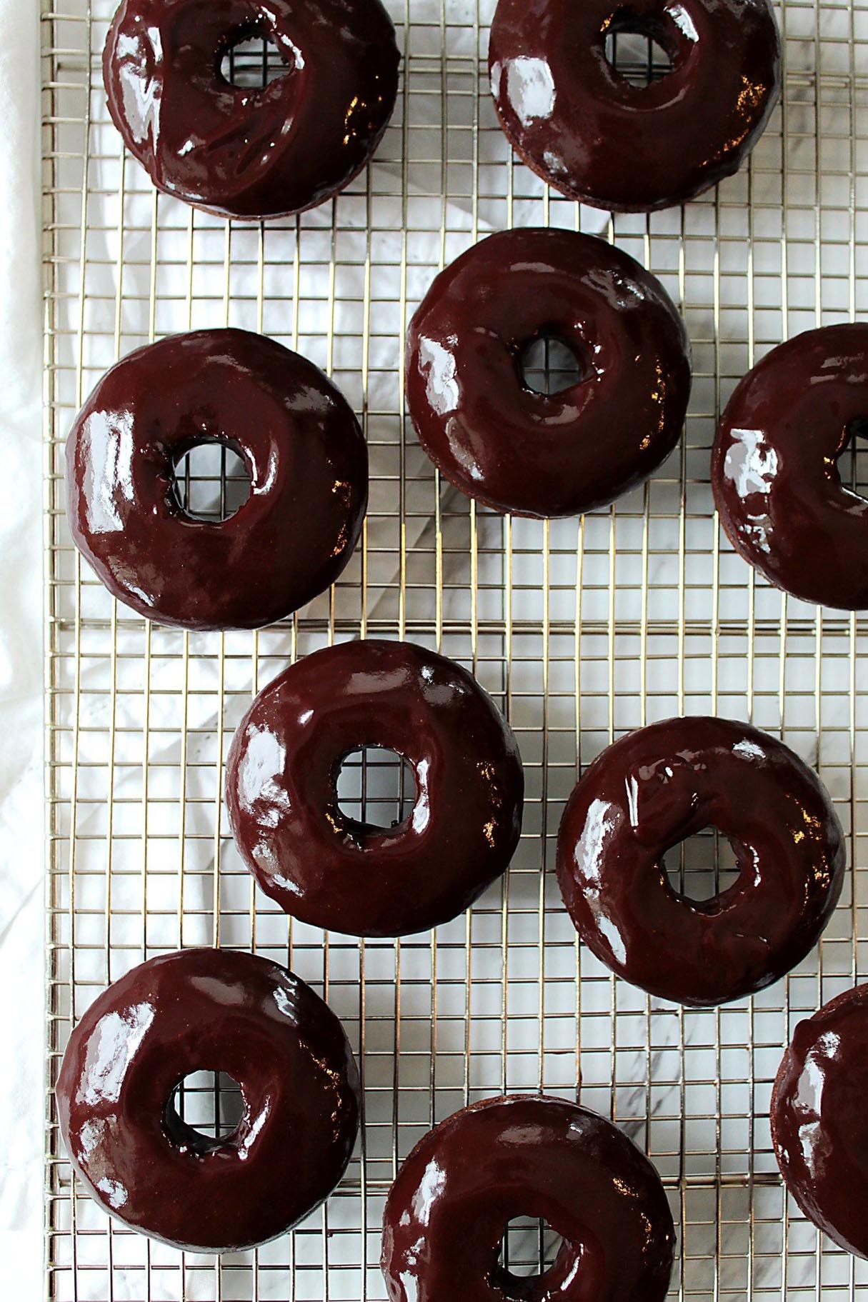 Baked Chocolate Donuts