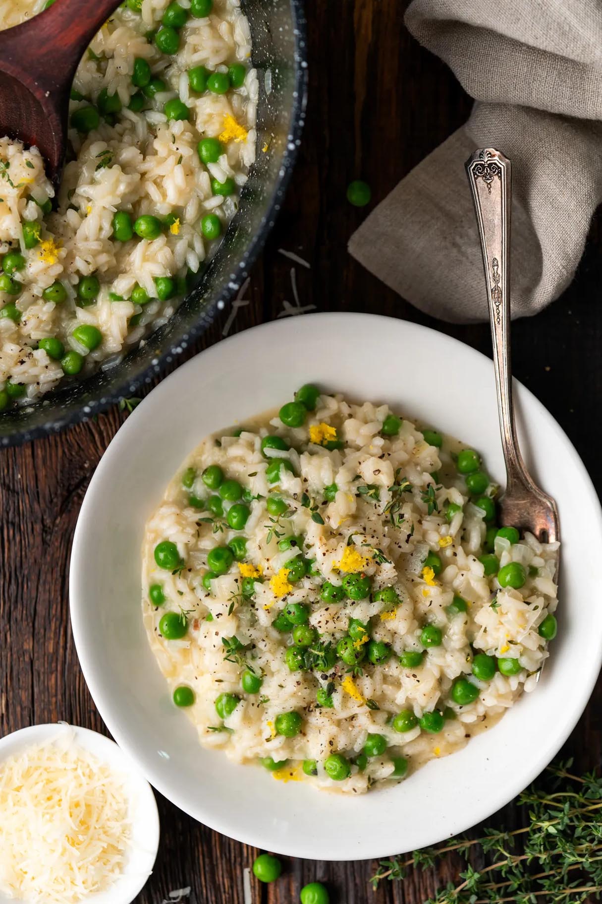 Instant Pot Risotto With Peas And Lemon