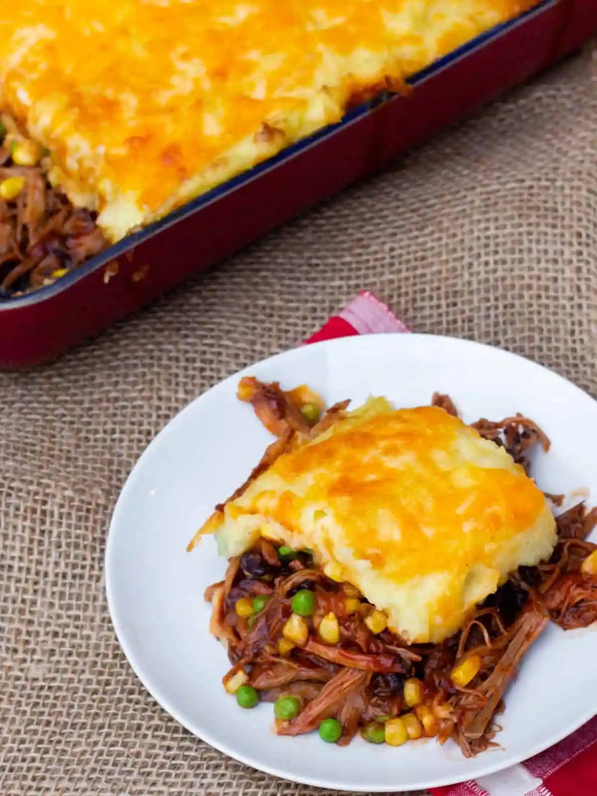 Pulled Pork Shepherd’s Pie