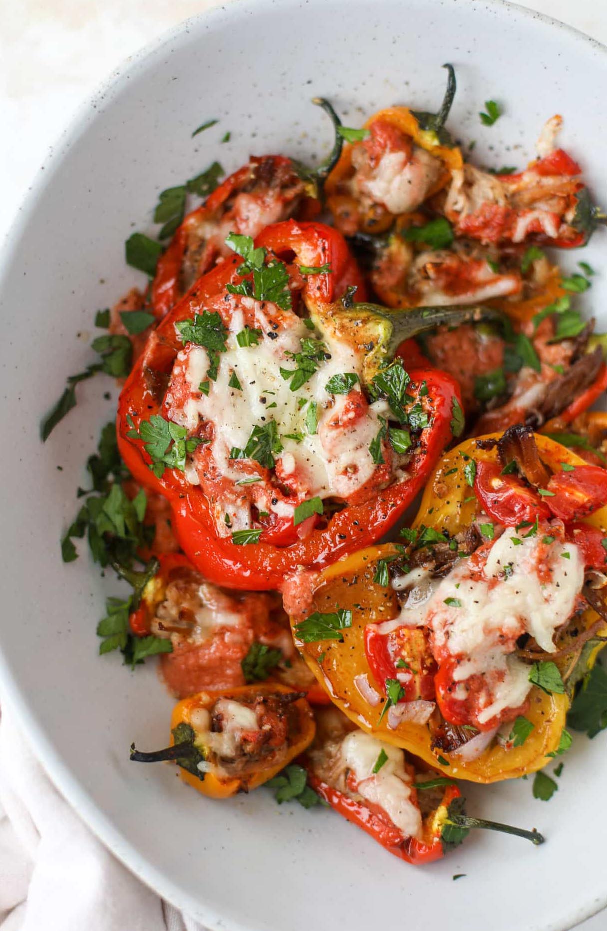 Pulled Pork Stuffed Peppers