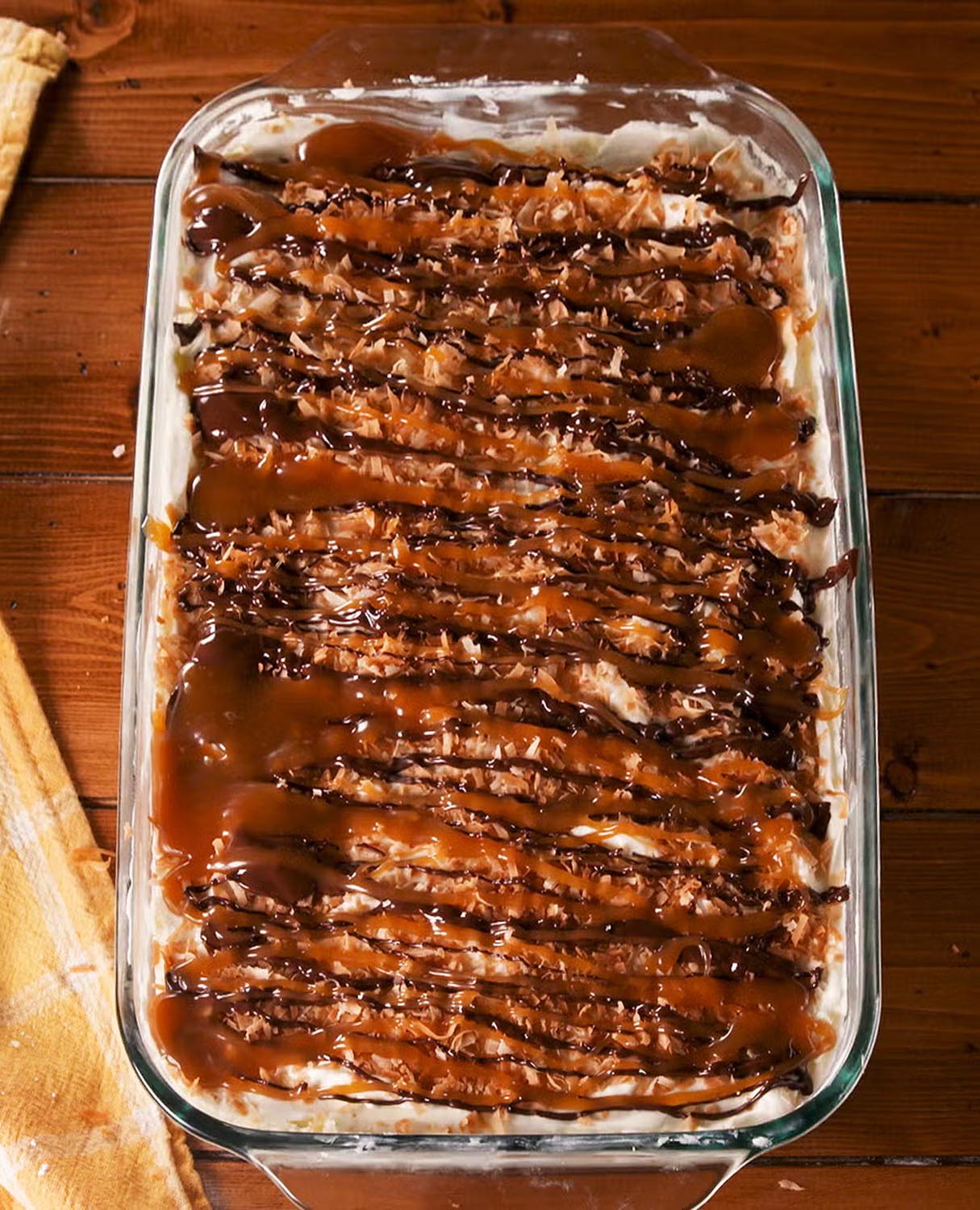 Samoa Dessert Lasagna