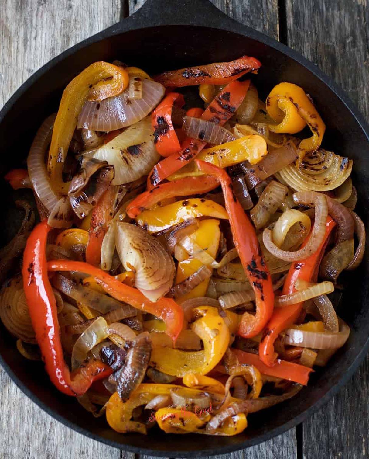Sous Vide Fajita Vegetables