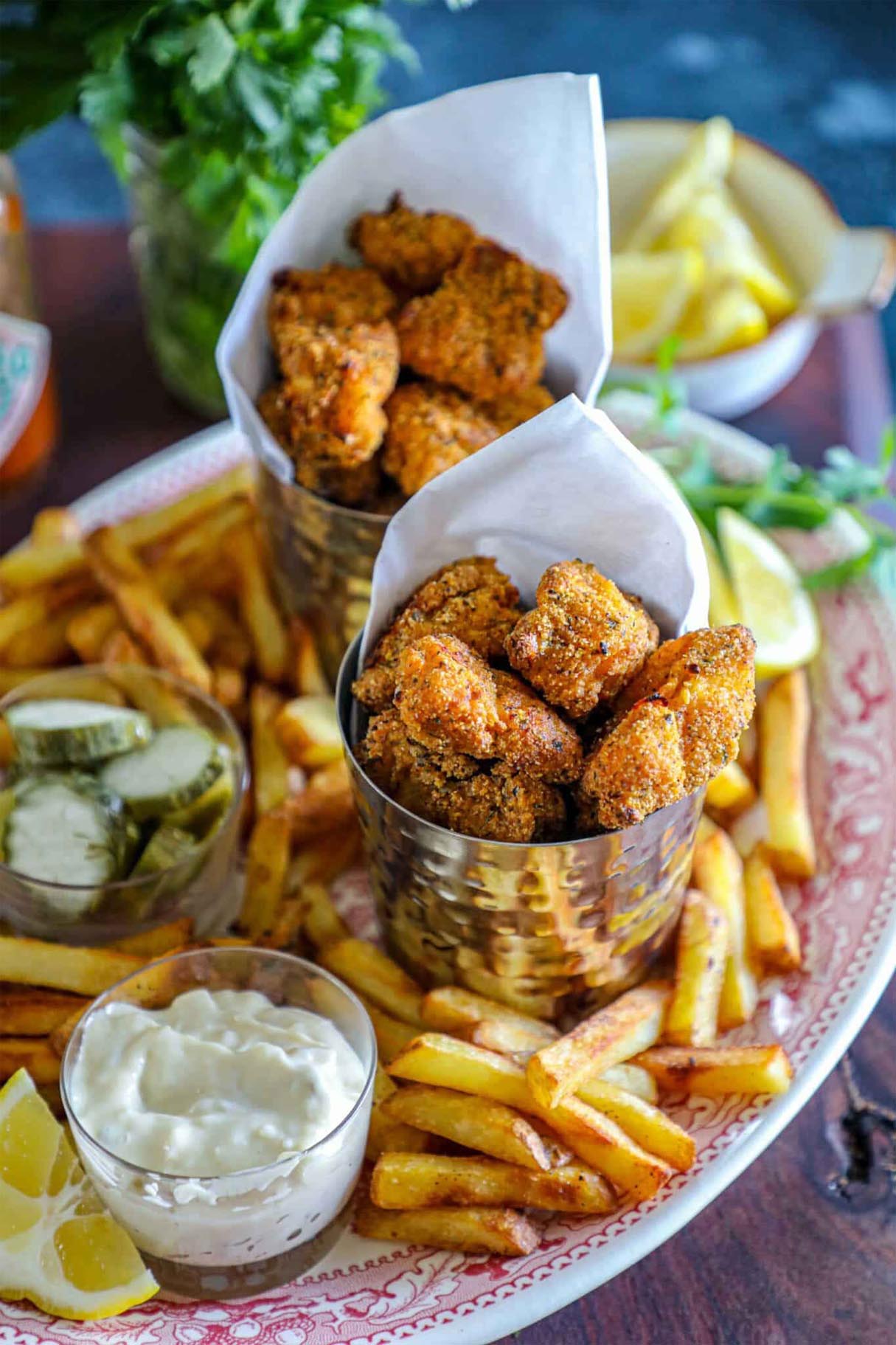 Air Fryer Southern Fried Catfish Nuggets