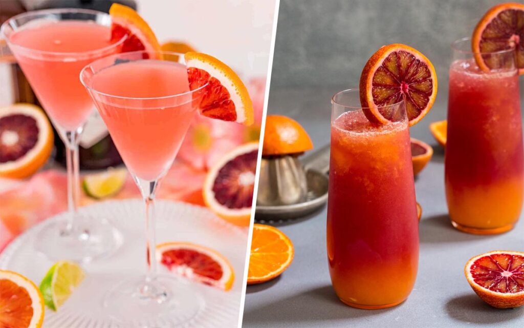 Blood Orange Cocktails