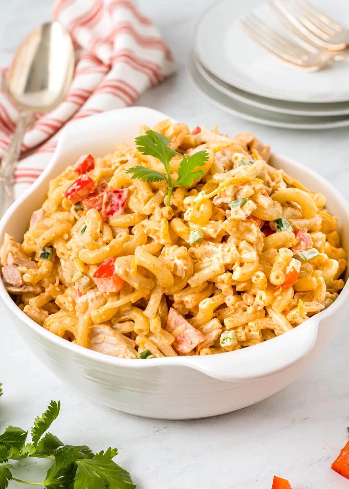 Chicken Taco Macaroni Salad