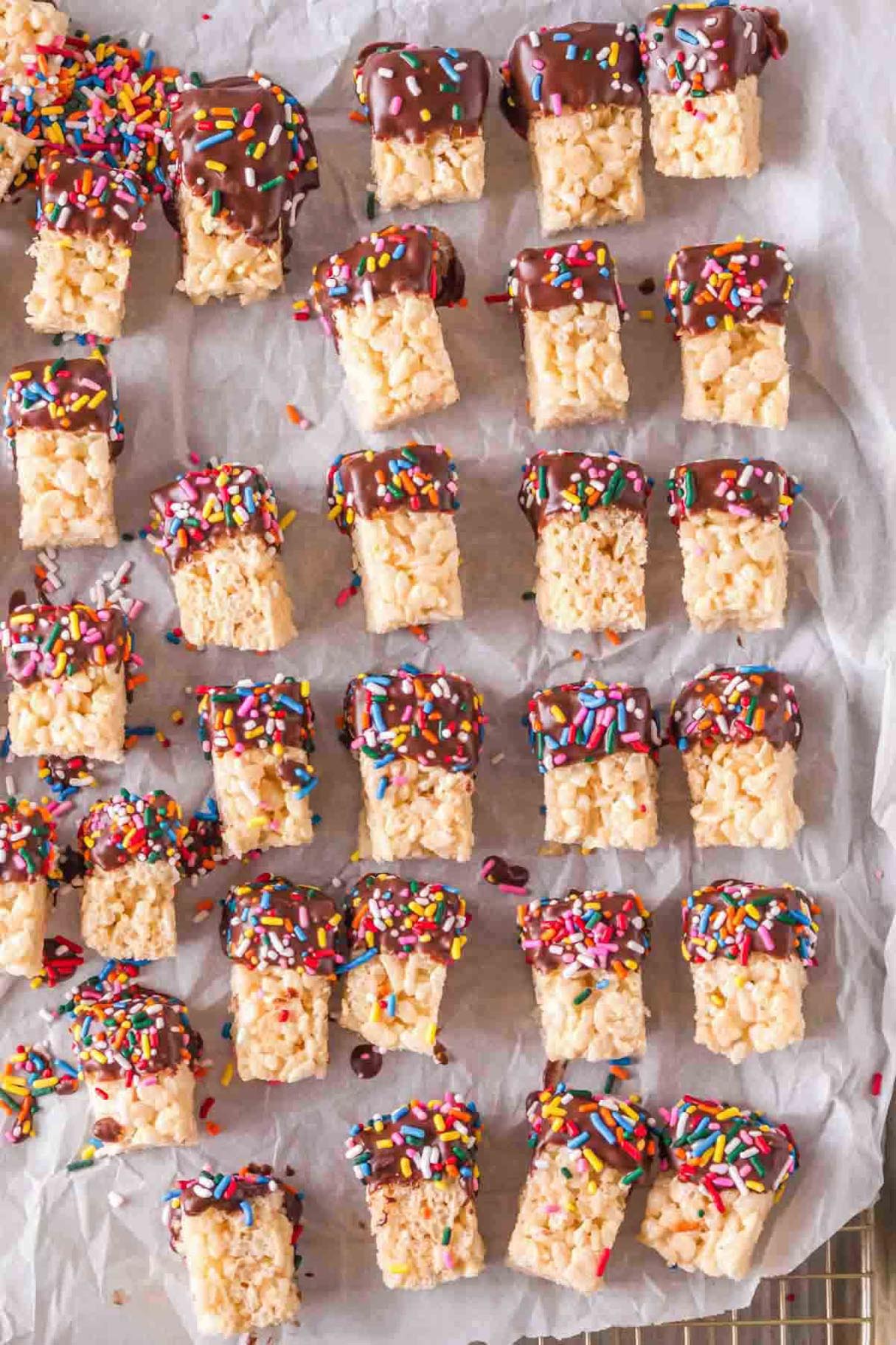 Chocolate Covered Rice Krispie Treats (With Fun Customizations!)