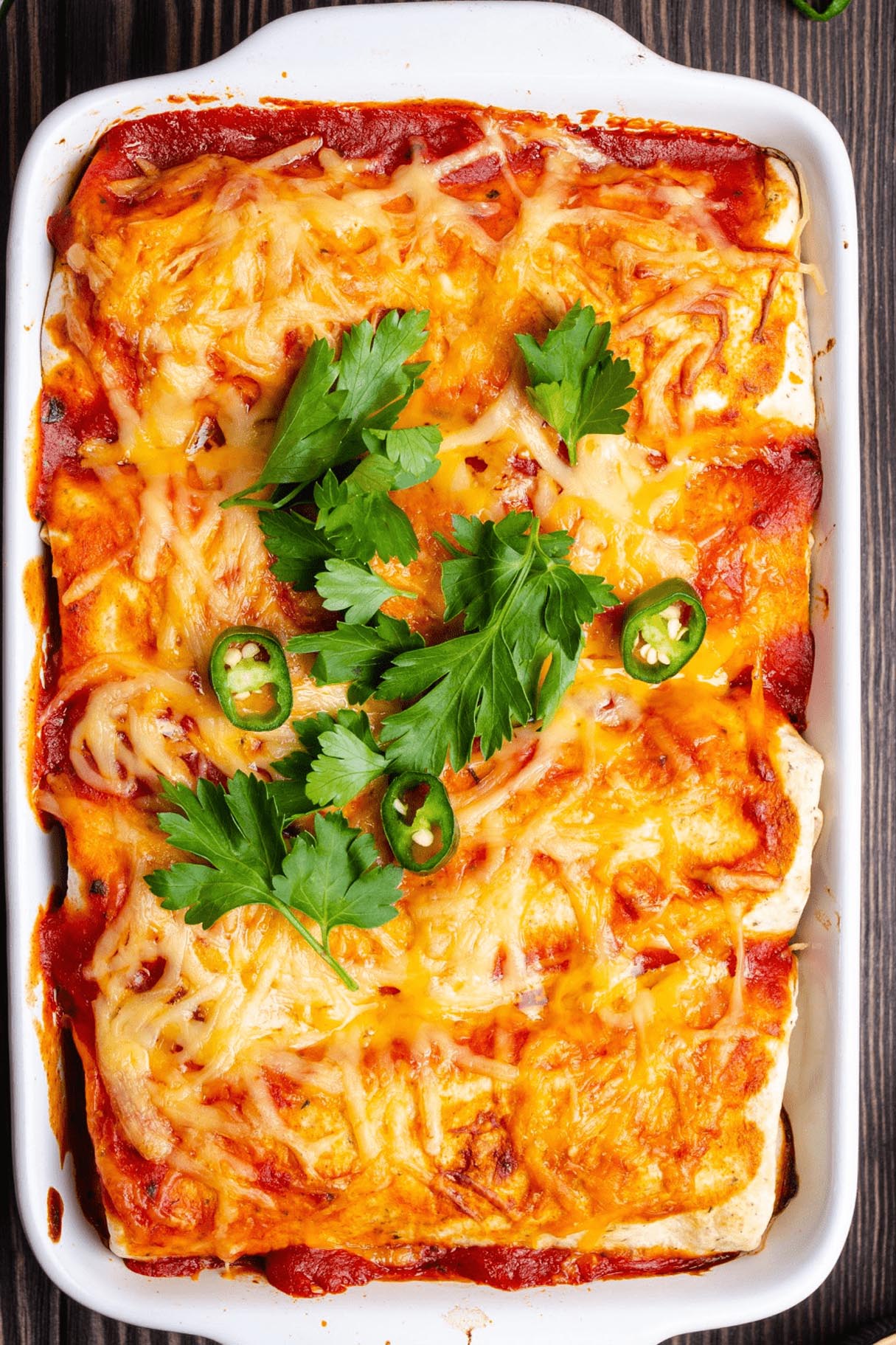 Creamy Cheese Seafood Enchiladas