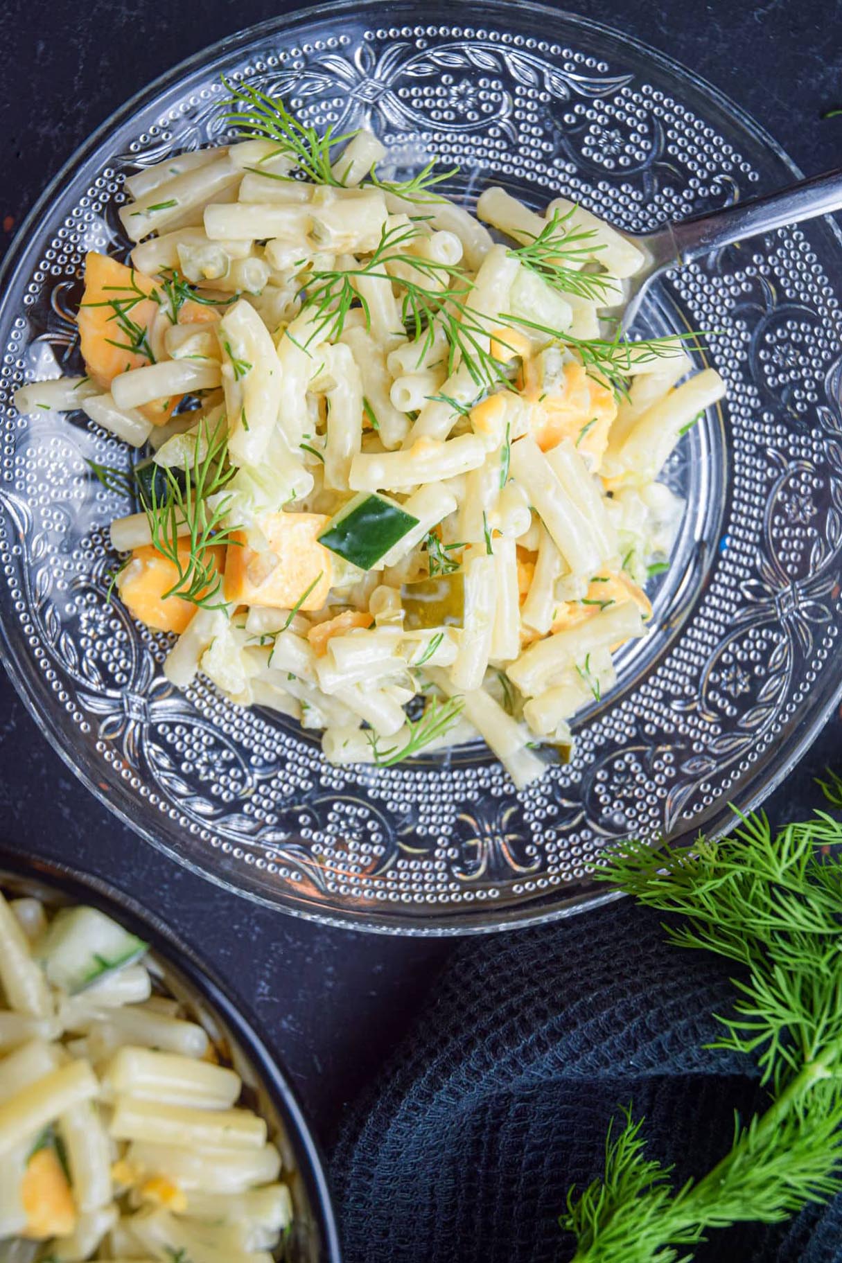Dill Pickle Pasta Salad
